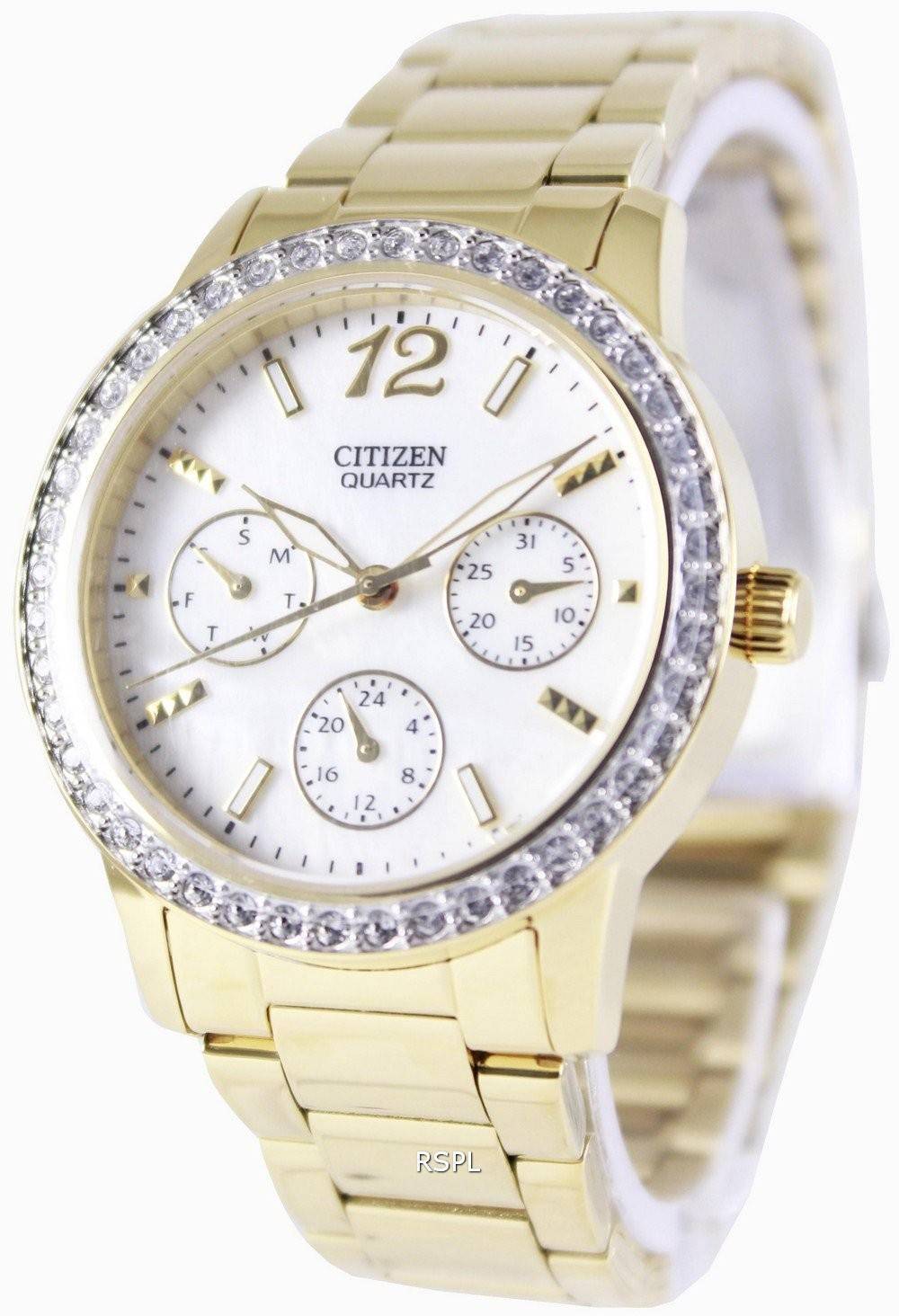 Montre Citizen Quartz cristaux de Swarovski ED8092 - 58d féminin