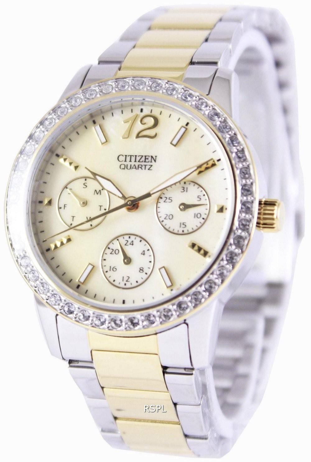 Montre Citizen Quartz cristaux de Swarovski ED8094-52N féminin
