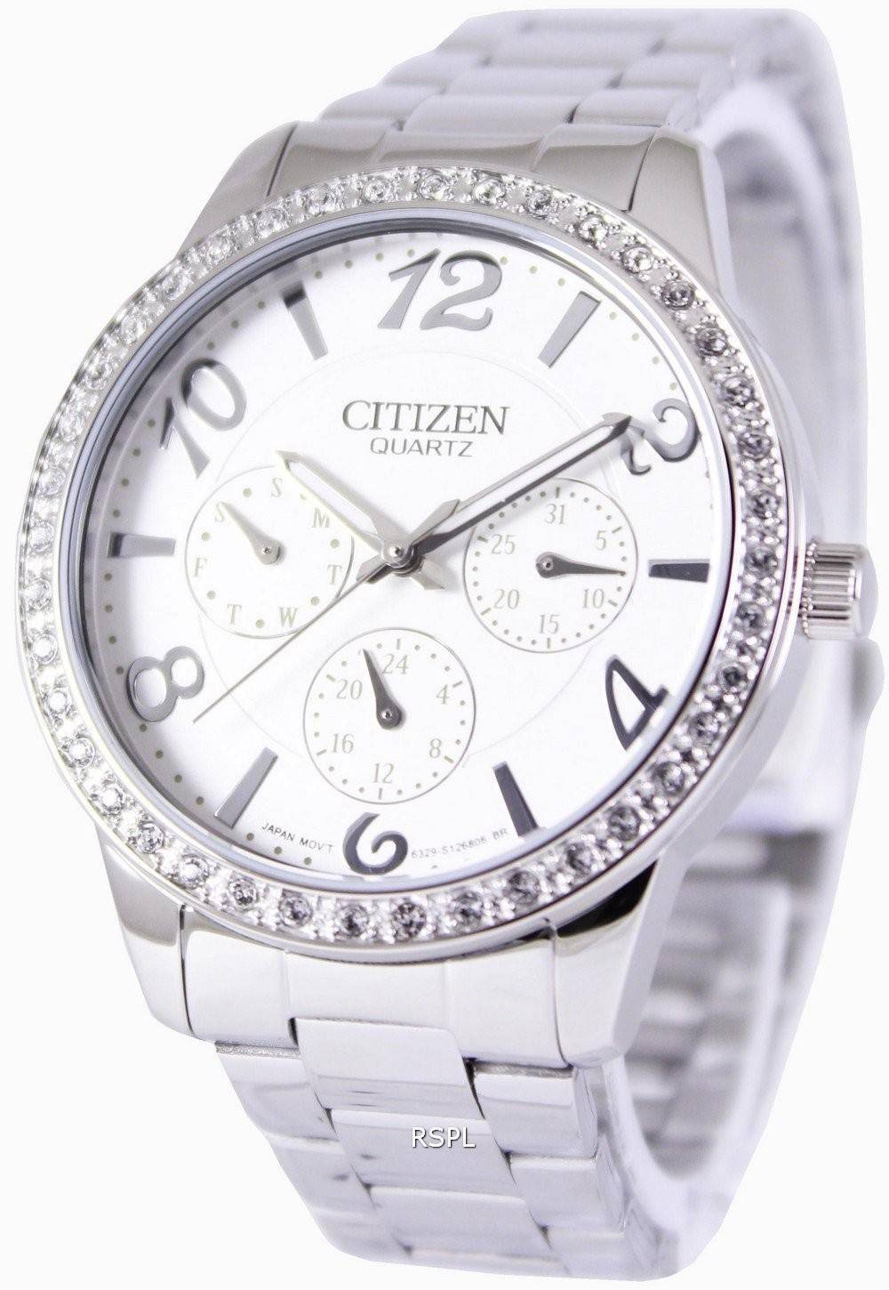 Montre Citizen Quartz cristaux de Swarovski ED8120-54 a féminine