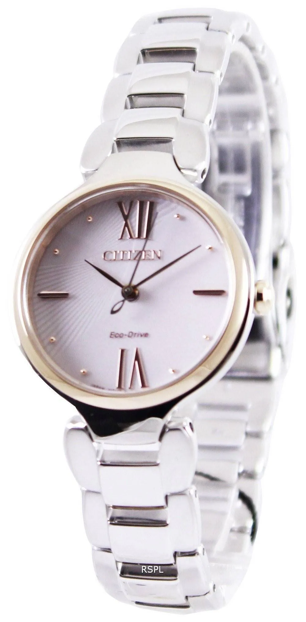 Montre Citizen Eco-Drive deux tons EM0024-51W féminin