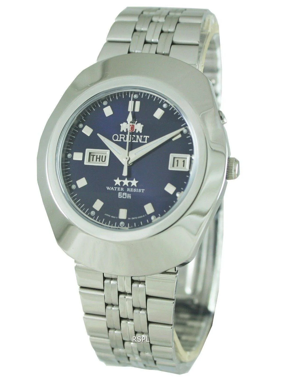 Orient 3 étoiles EM70002D la montre des hommes