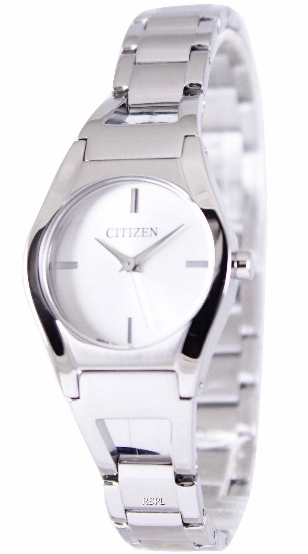 Montre Citizen Quartz analogique cadran blanc EX0320-50 a féminin