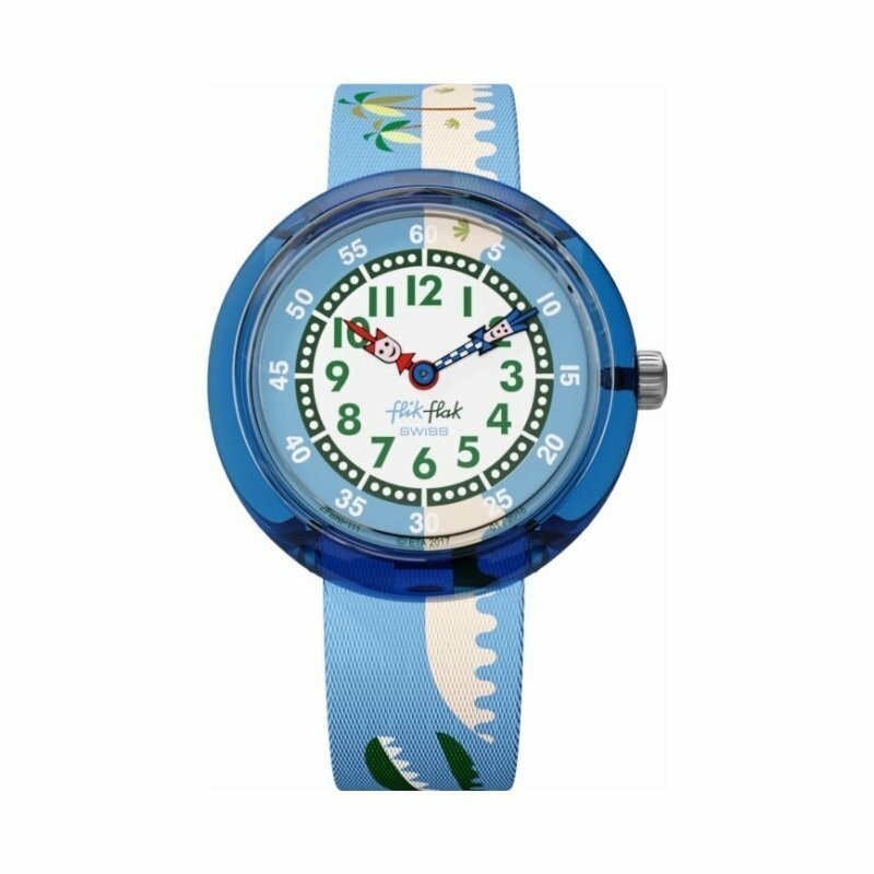 Achat Montre Flik Flak Tropical Islagator