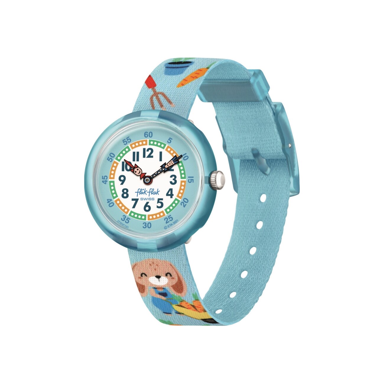 Achat Montre Flik Flak Garden Fiesta Carrot Party