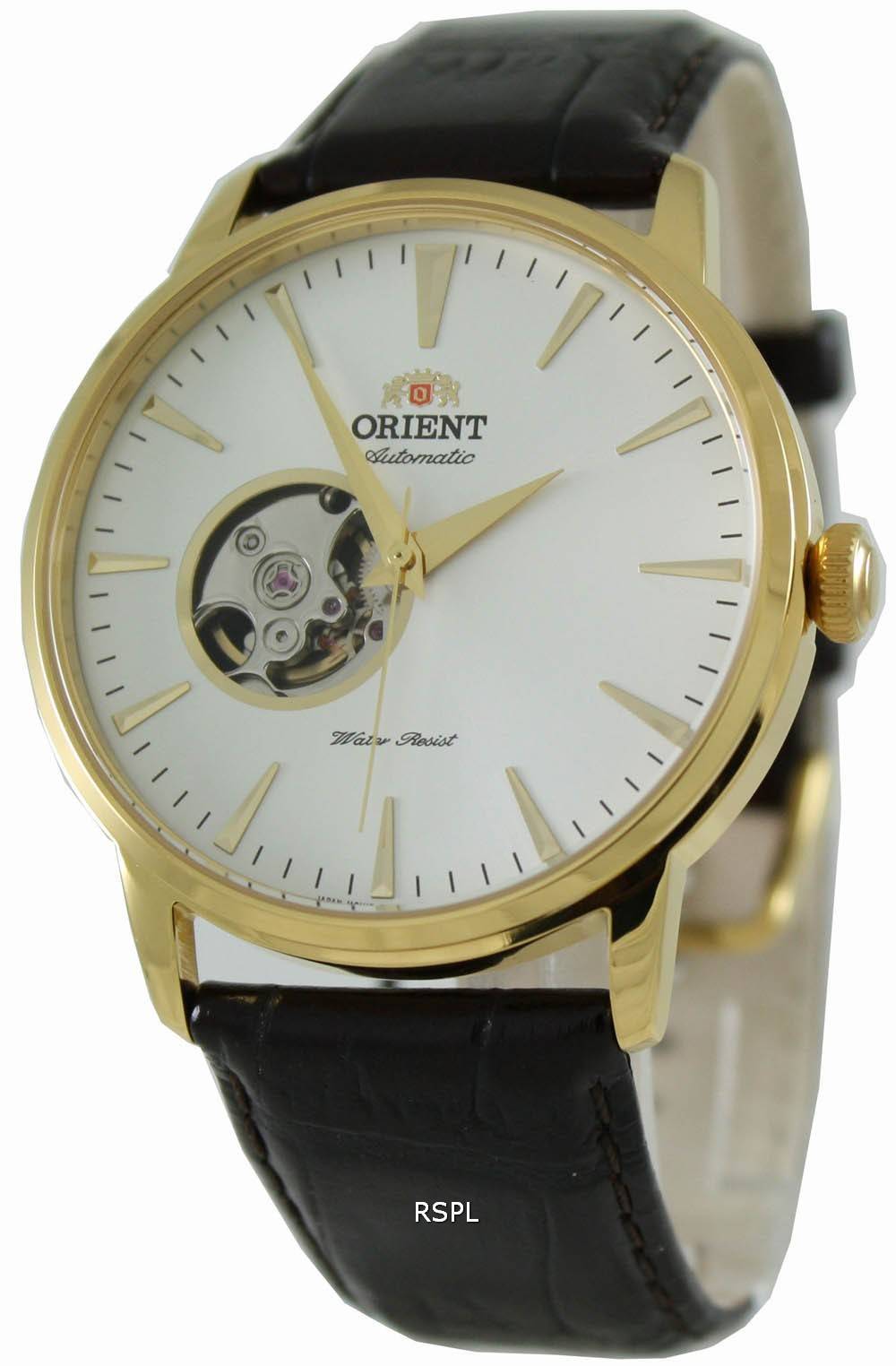 Orient Automatique Semi montre hommes Skeleton FDB08003W