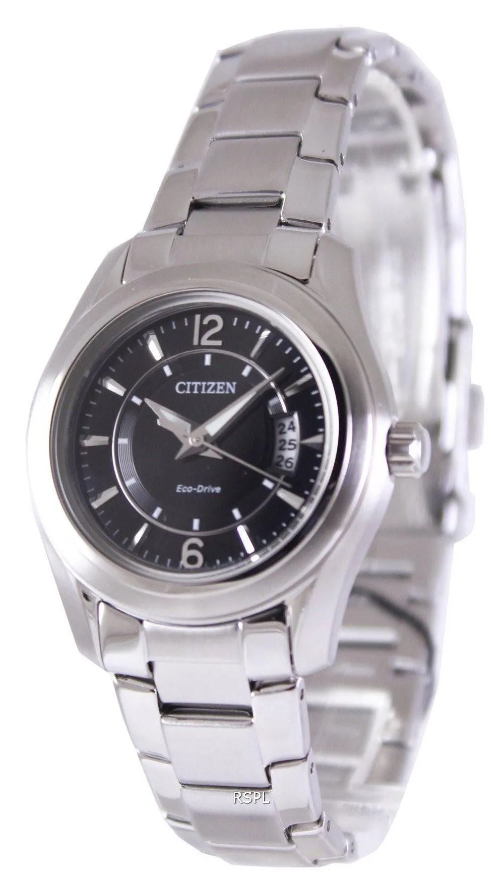 Montre Citizen Eco-Drive analogique cadran noir FE1010-57F féminin