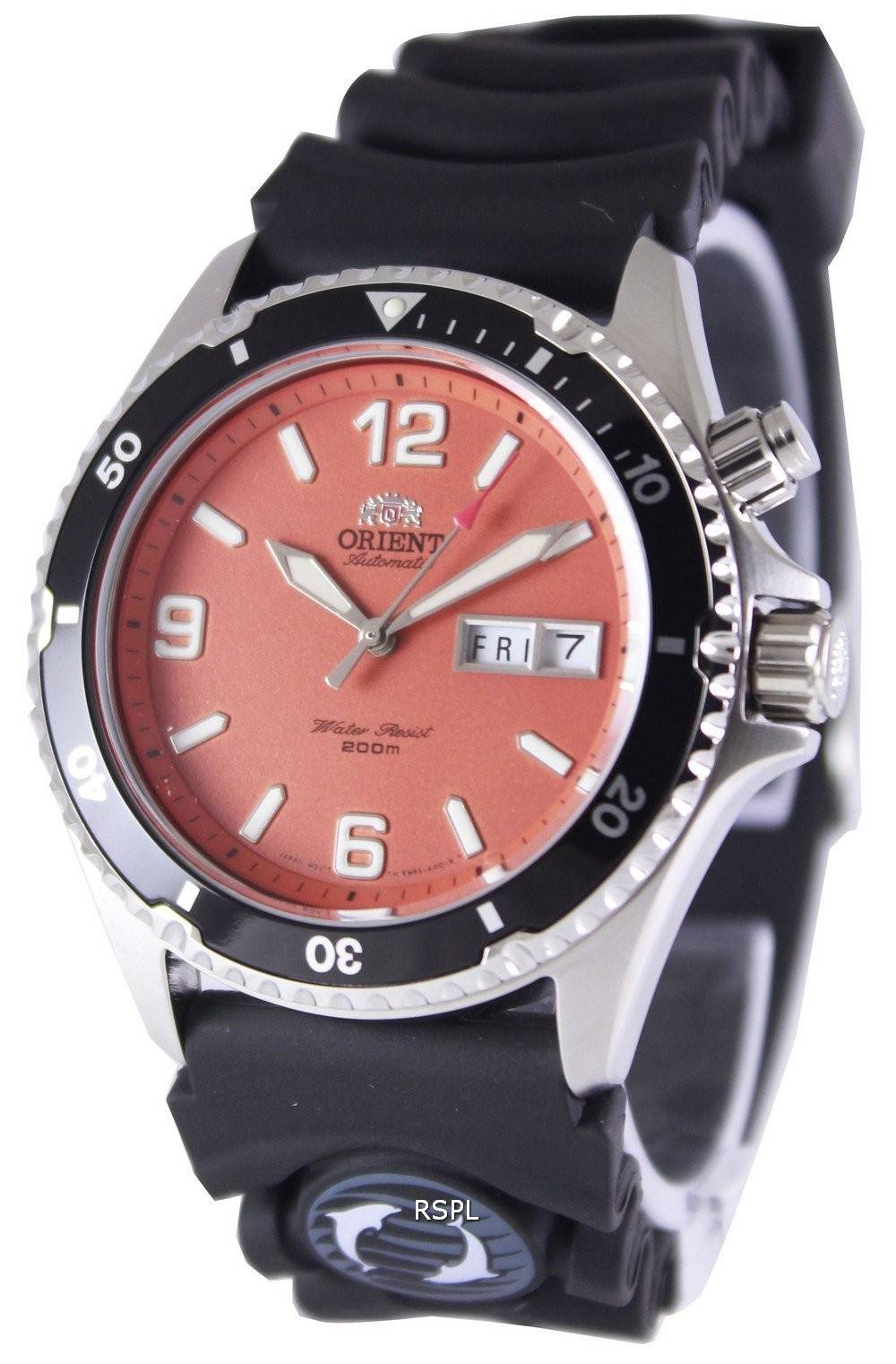 Orient Mako plongeurs automatique 200M FEM65004M EM65004M montre homme