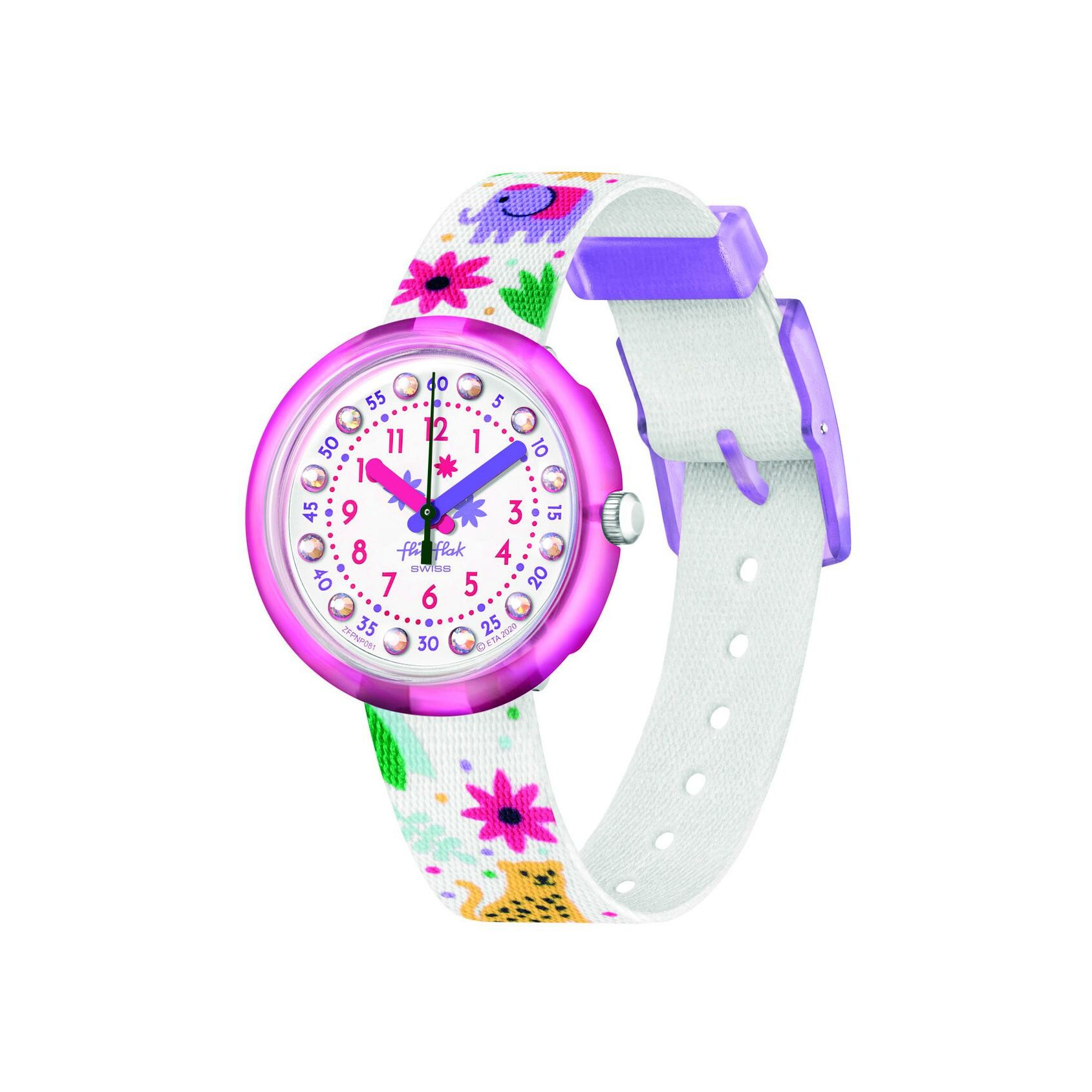 Achat Montre Flik Flak Goes Wild Tropicalia