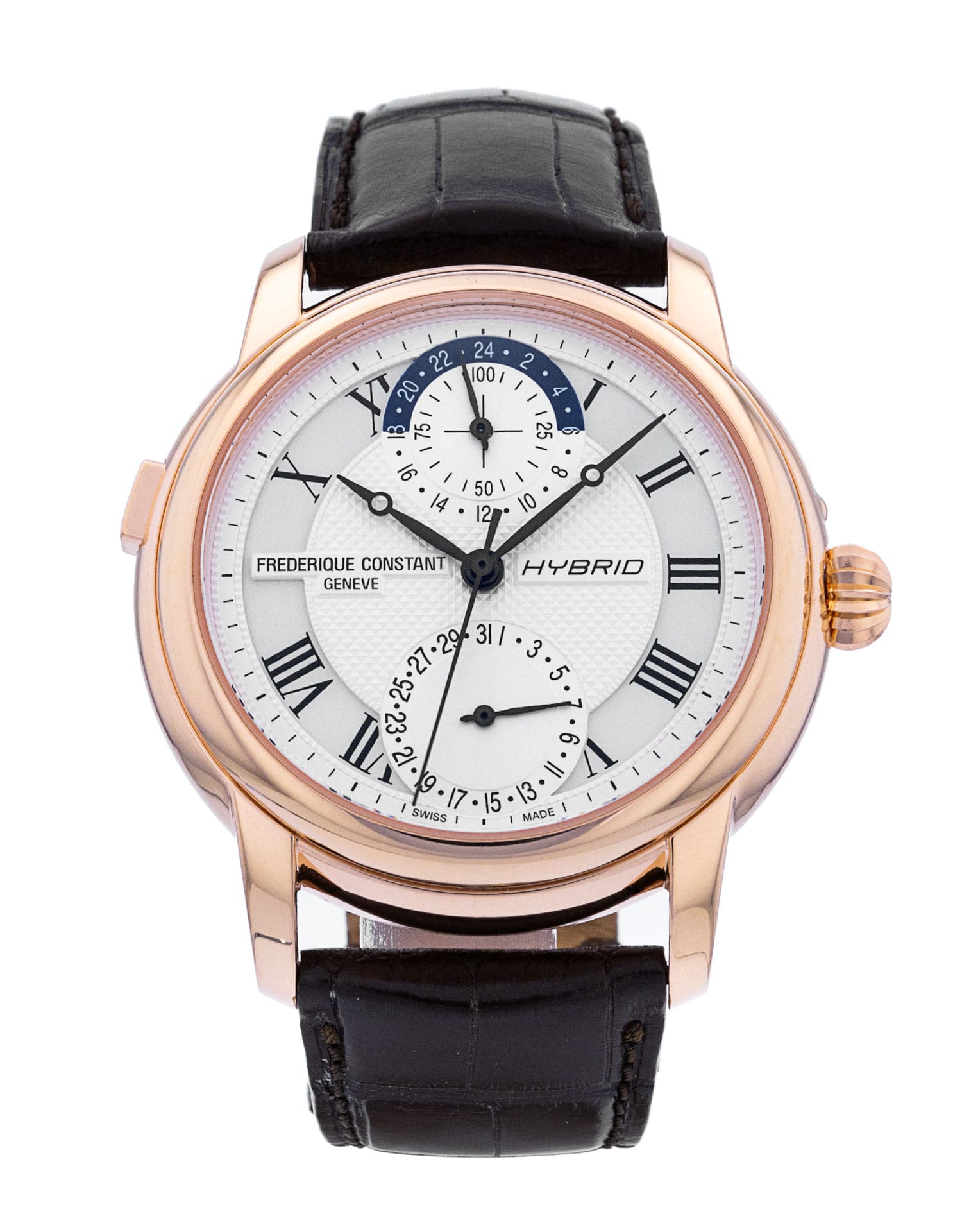 Frederique Constant Classics - cadran Argent à chiffres romains