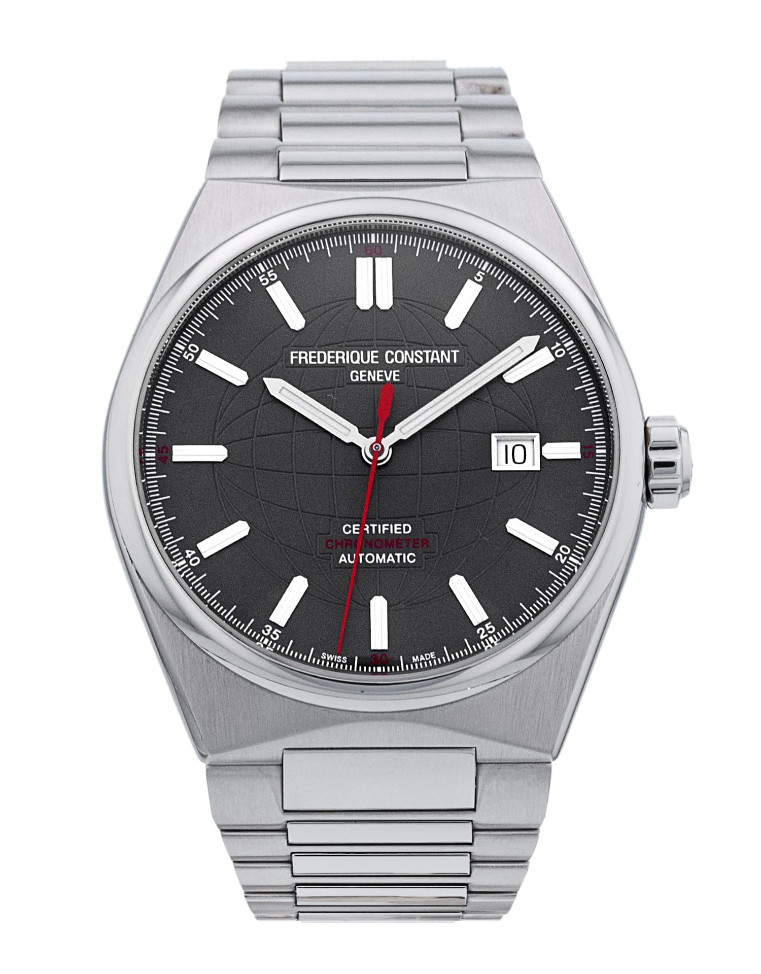 Frederique Constant Highlife - cadran Dark Grey Baton