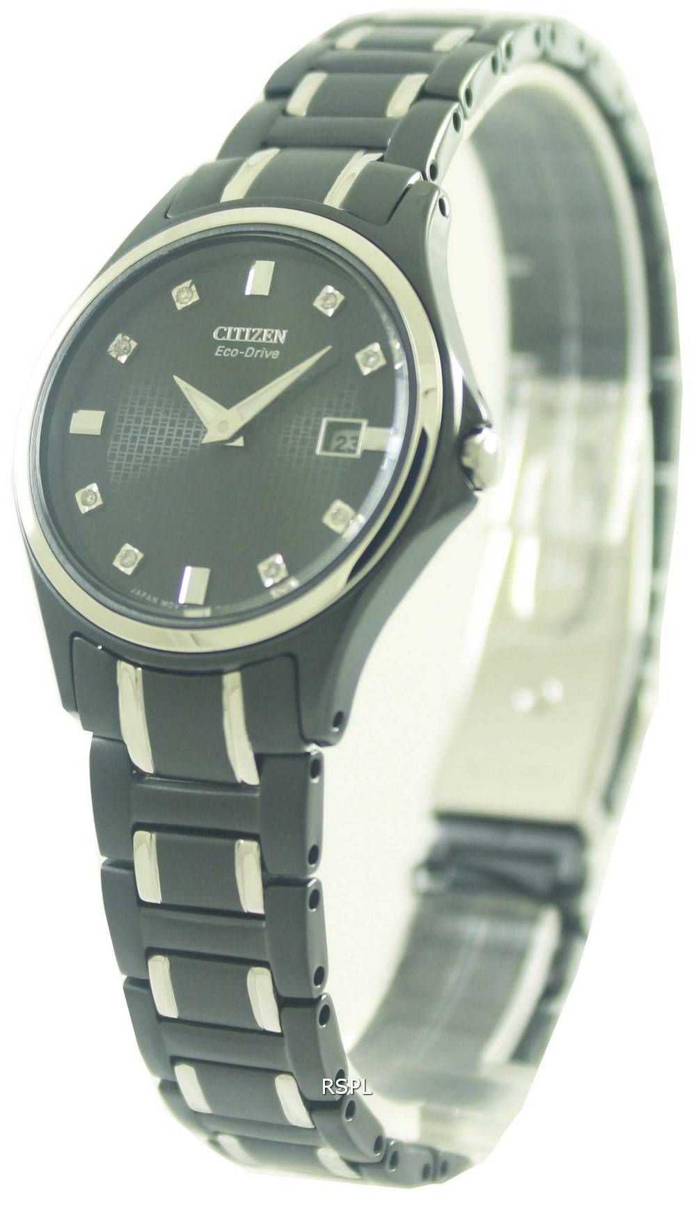 Montre Citizen Eco-Drive noir IP GA1034 - 57G féminin