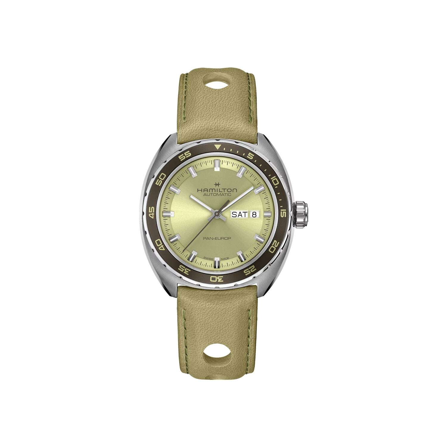 Montre HAMILTON Pan Europ Day Date Auto H35445860