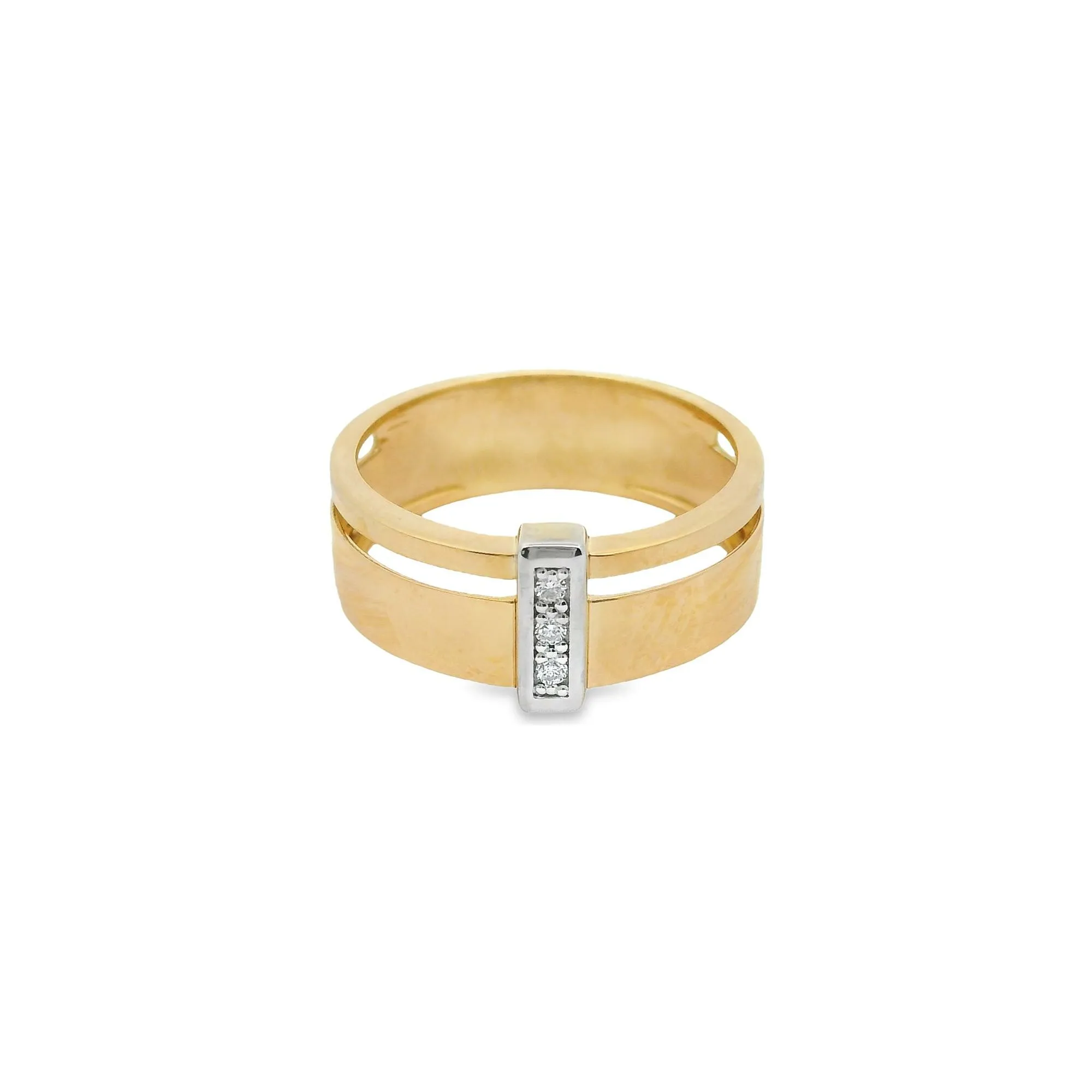 Achat Bague Clozeau en or jaune et diamants