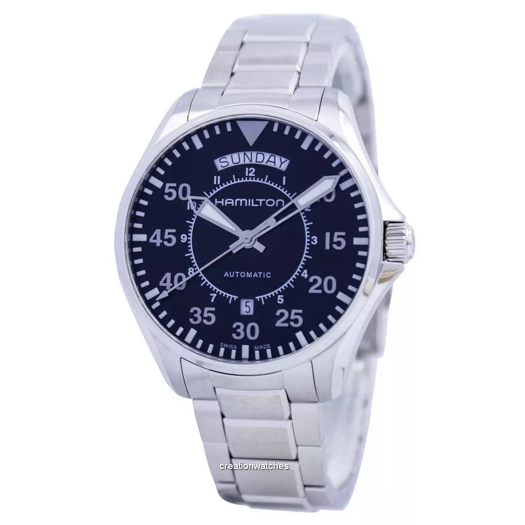 Montre Homme Hamilton Pilot Day Date Aviation H64615135 Automatique
