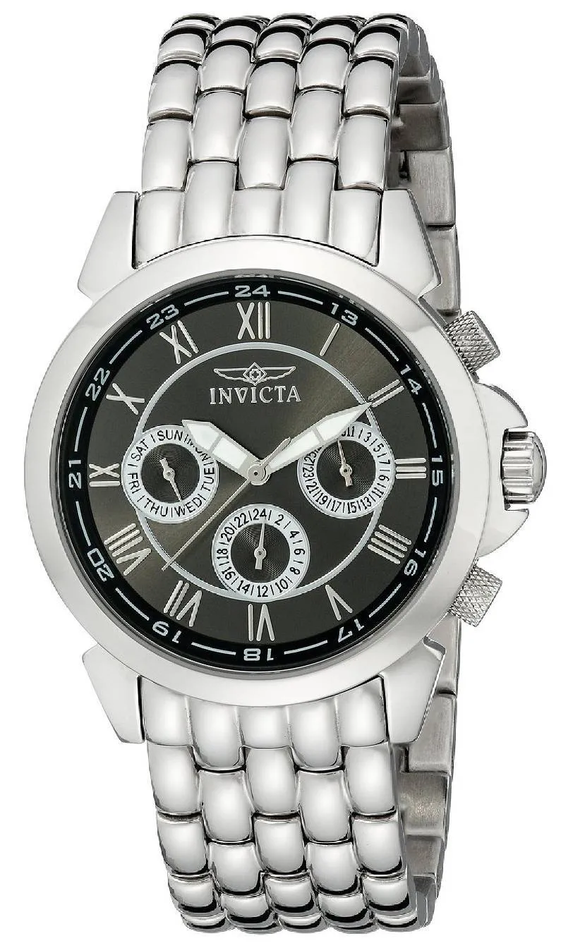 Montre Invicta spécialité Collection multifonctions cadran gris 2877 hommes