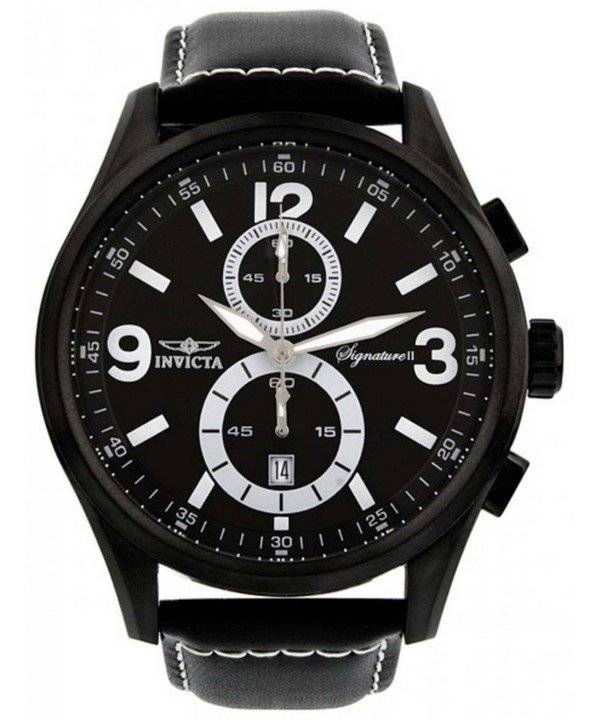 Invicta Signature II élégant chronographe 7420 montre homme