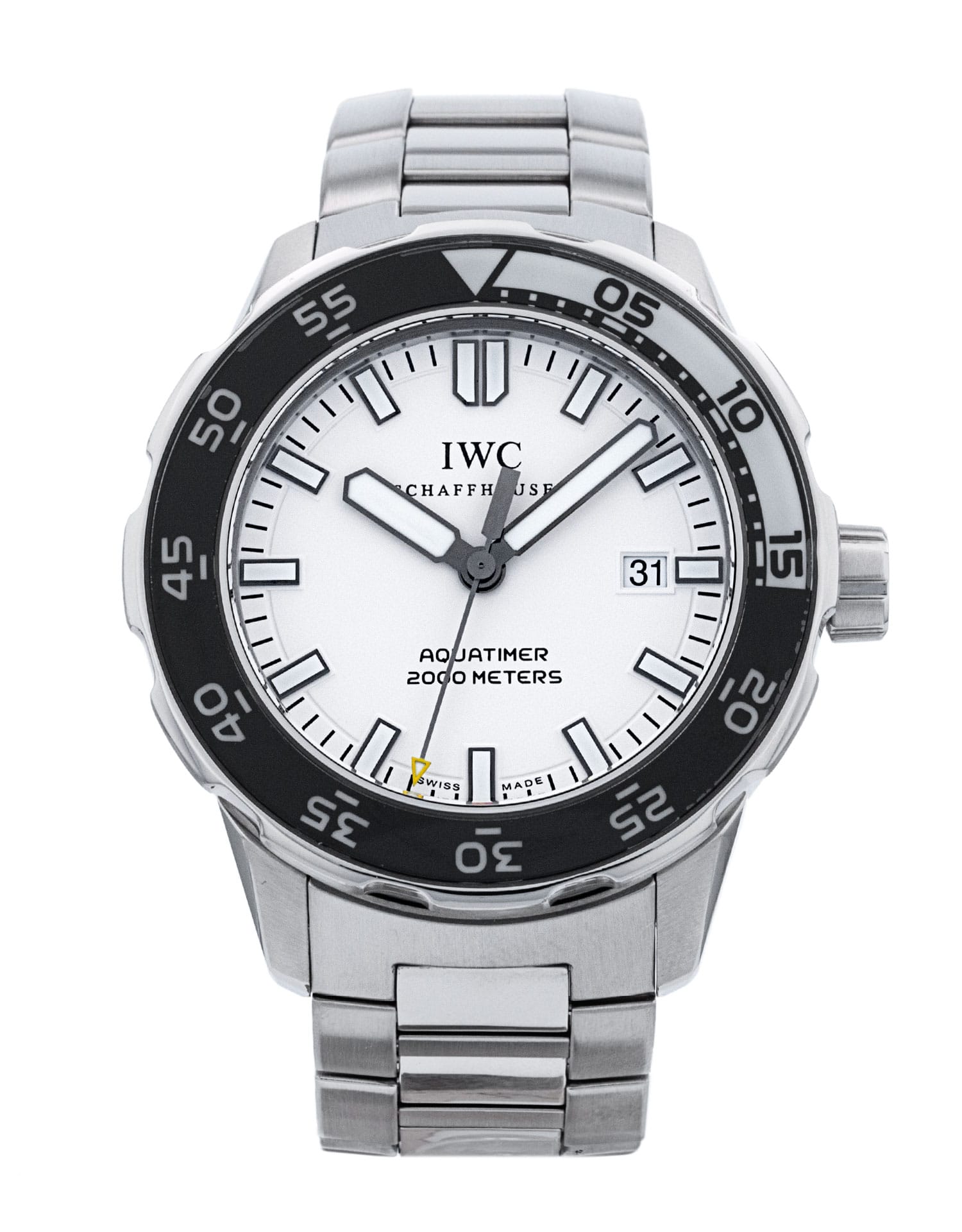 IWC Aquatimer - cadran Baguette blanche