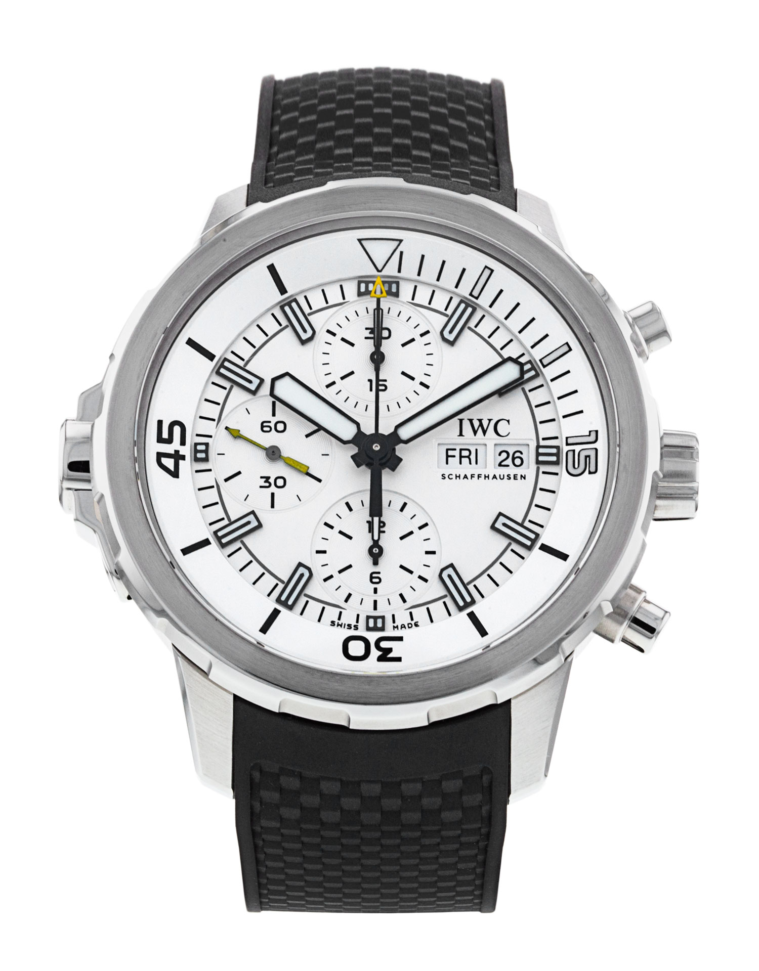 IWC Aquatimer - cadran Baton argentée