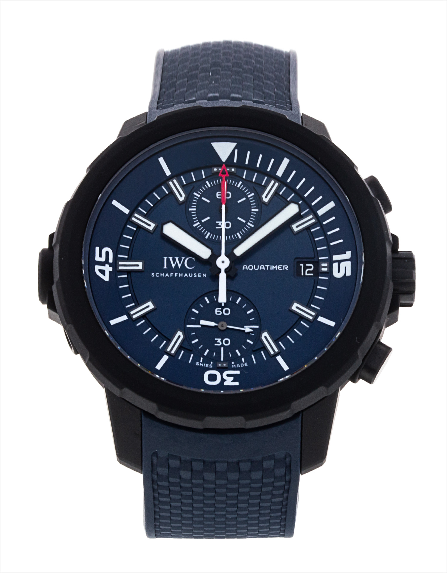 IWC Aquatimer - cadran Baton bleue