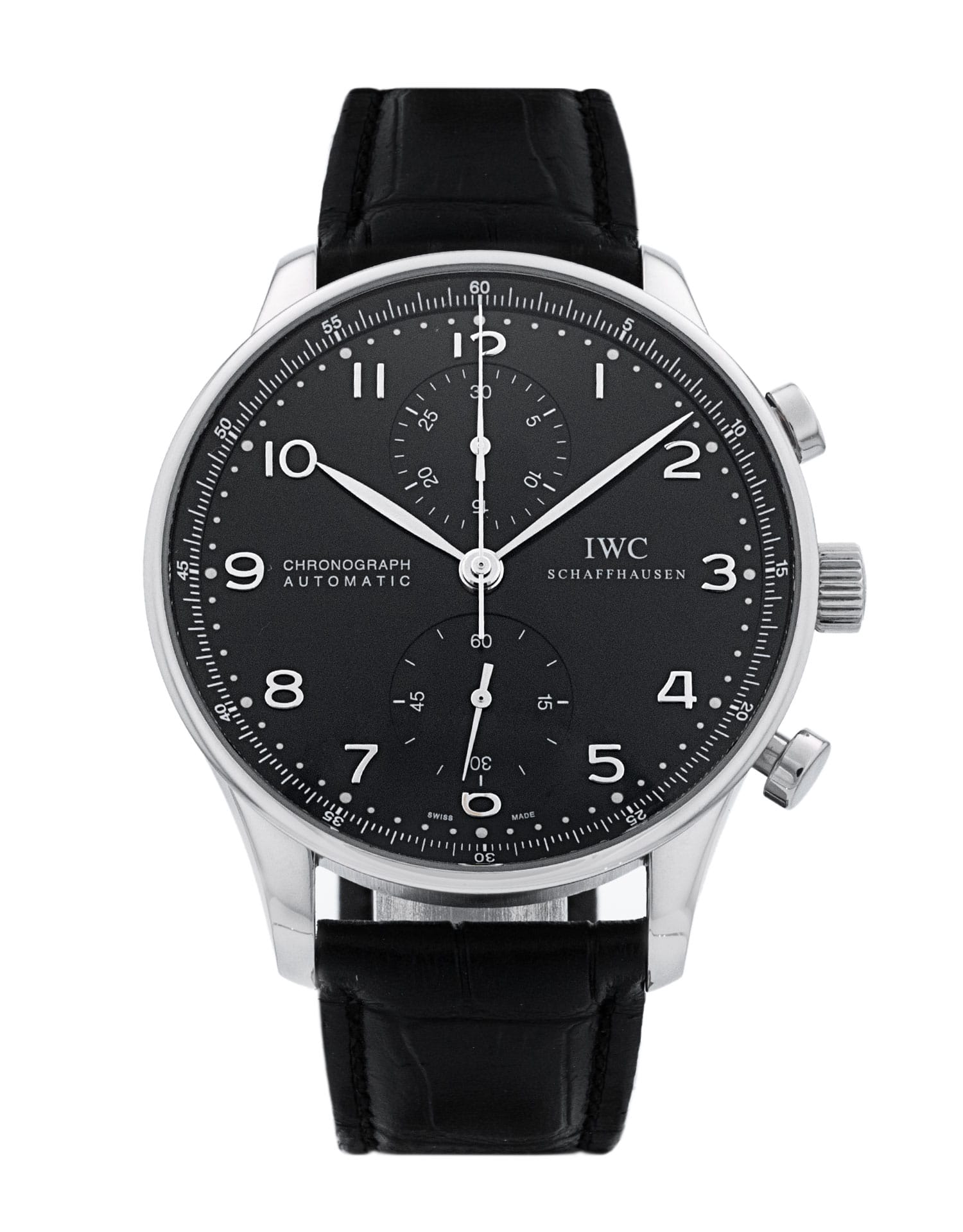 IWC Portugieser Chrono - cadran Noir arabe
