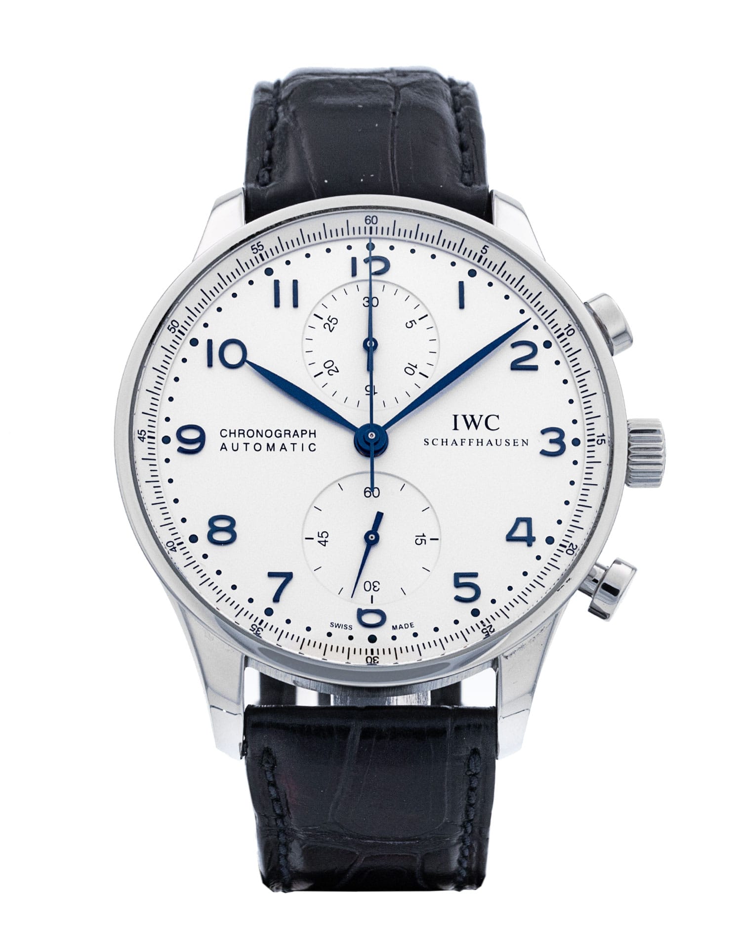 IWC Portugieser Chrono - cadran Silver Arabic