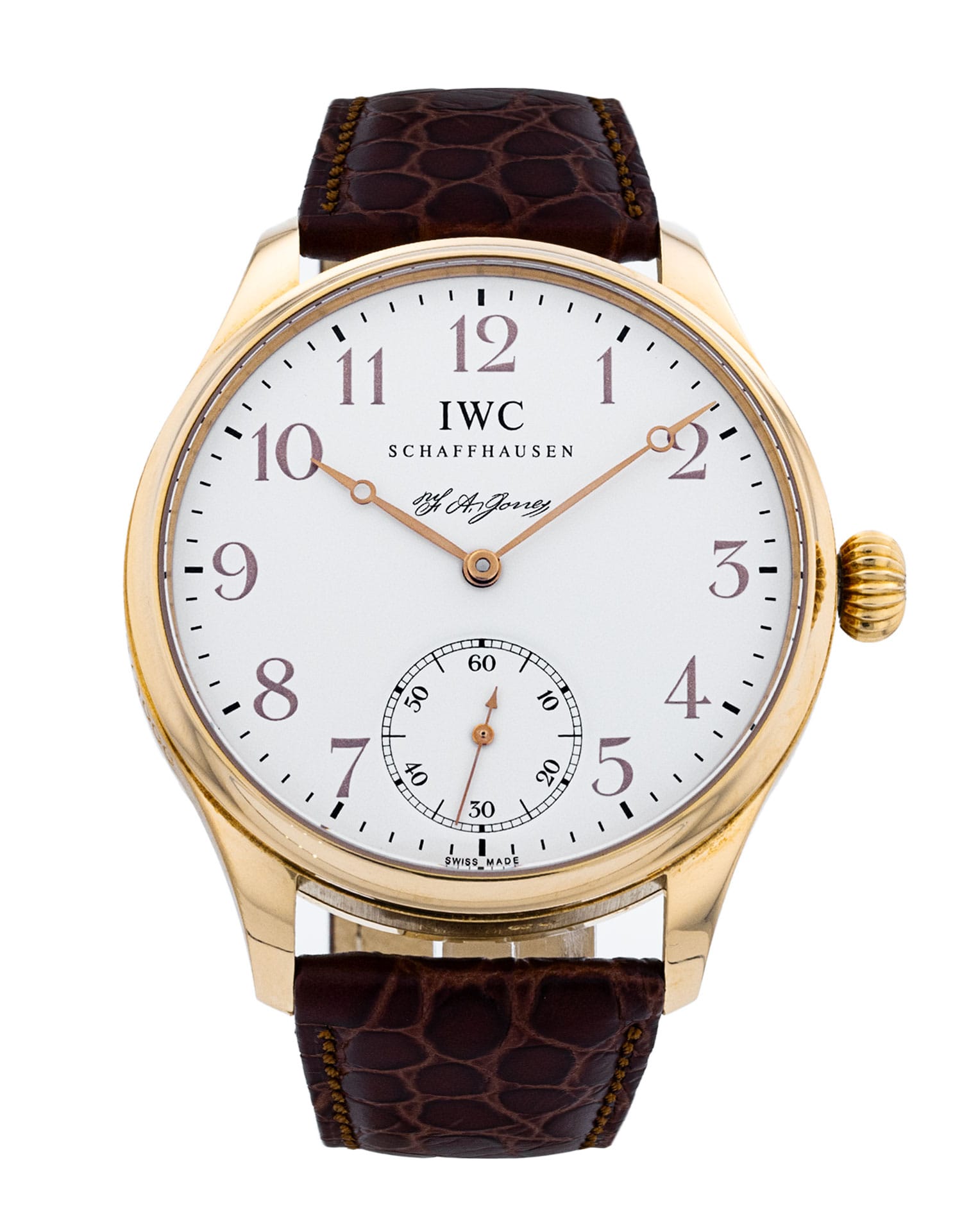 IWC Portugieser Hand-Wound - cadran Arabic blanc
