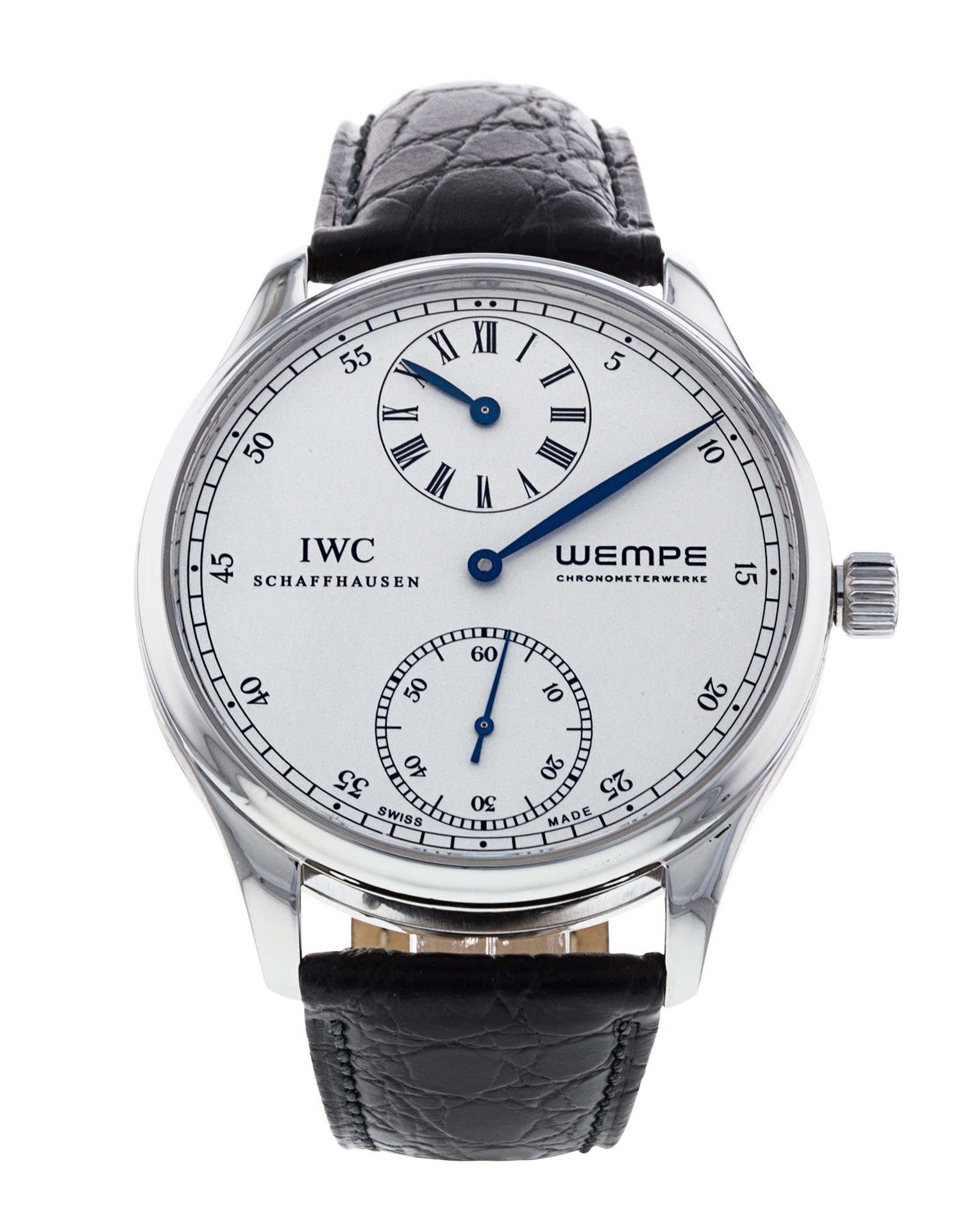 IWC Portugieser Hand-Wound - cadran Argent