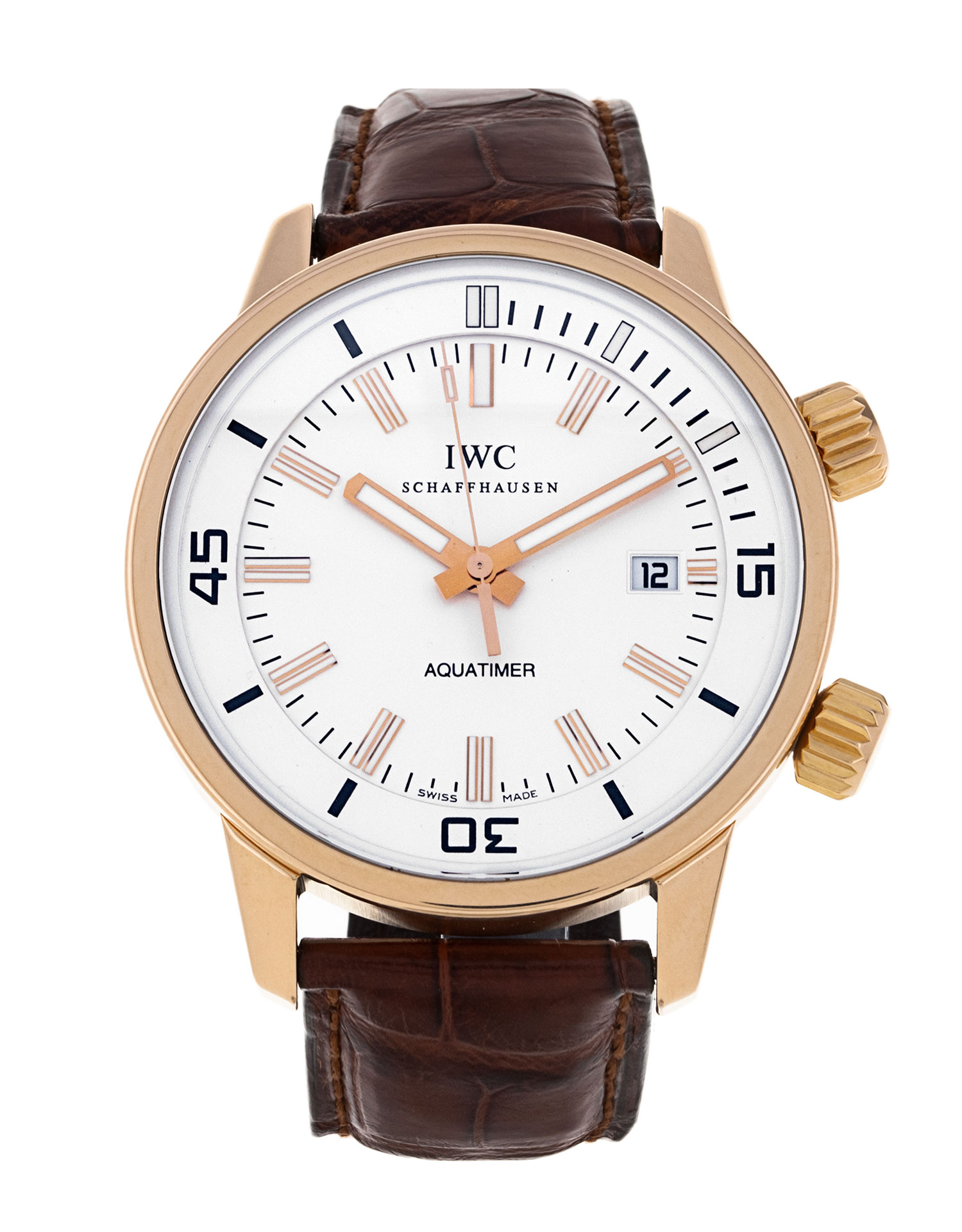 IWC Vintage Aquatimer - cadran Baton argentée