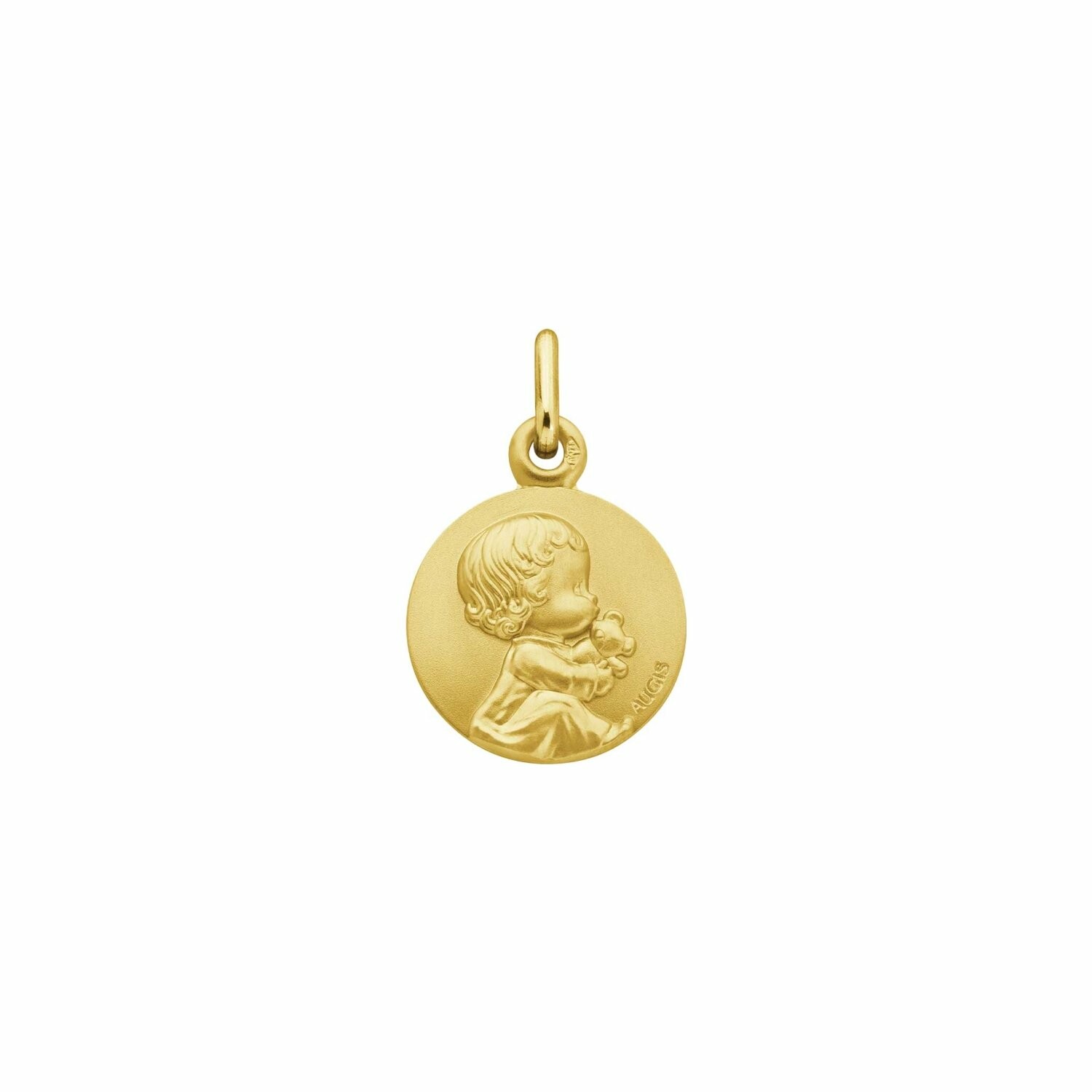 Achat Médaille Augis Au doudou les loupiots en or jaune, 14mm