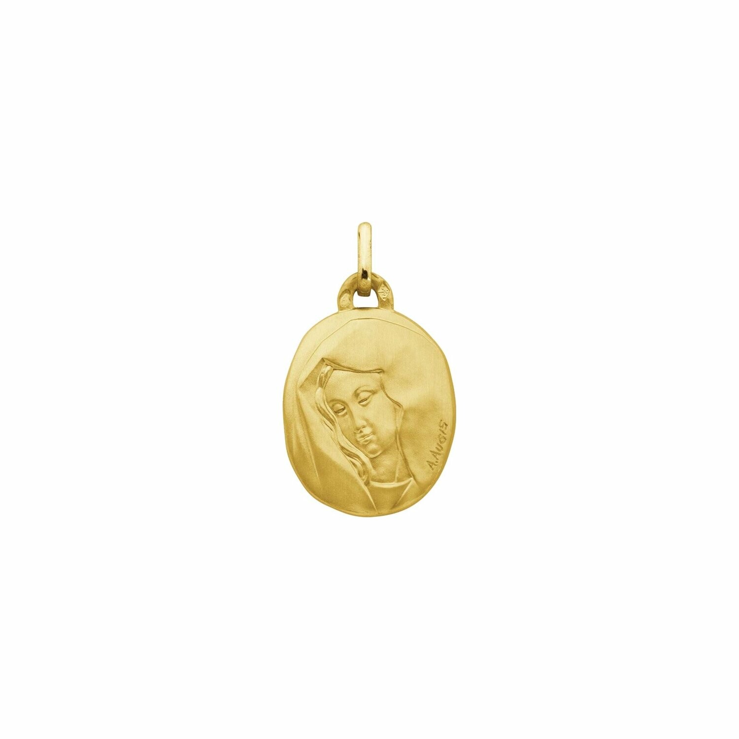 Achat Médaille Augis Vierge au voile en or jaune, 18mm