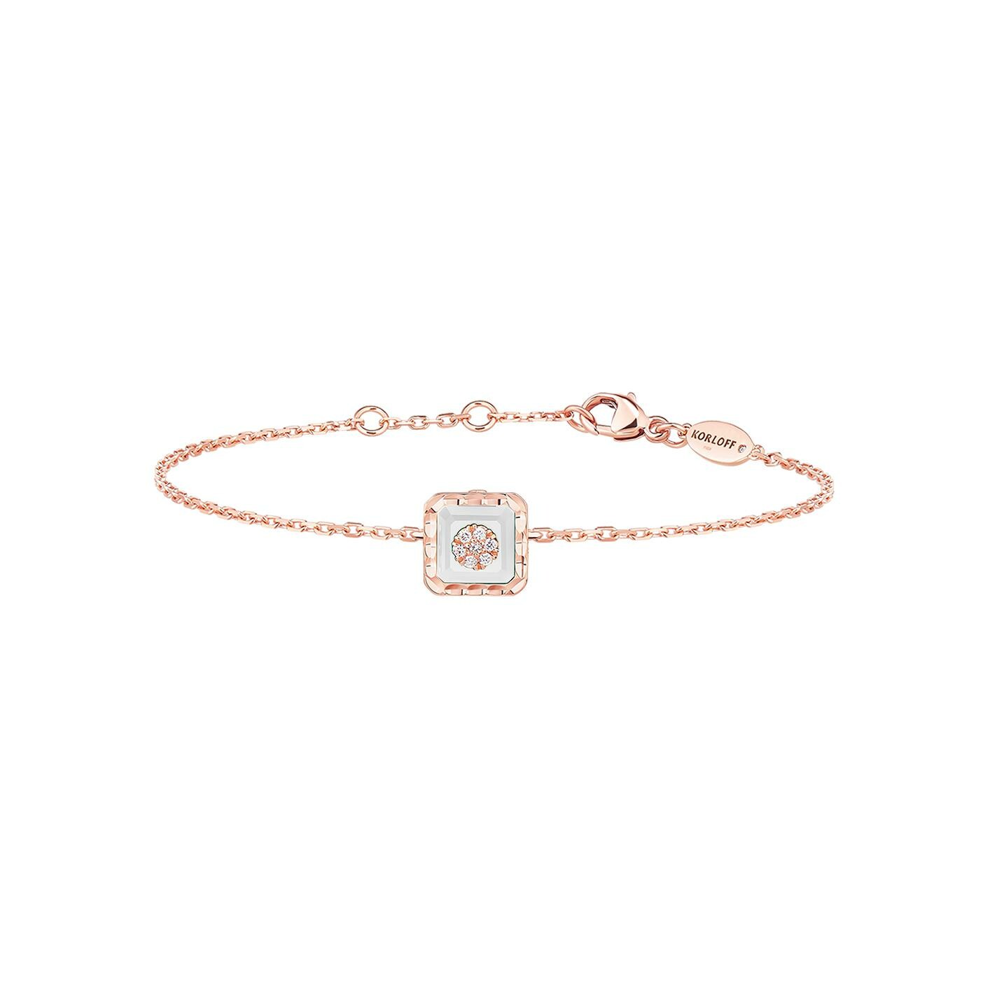 Achat Bracelet Korloff Je Play en or rose, diamant et nacre