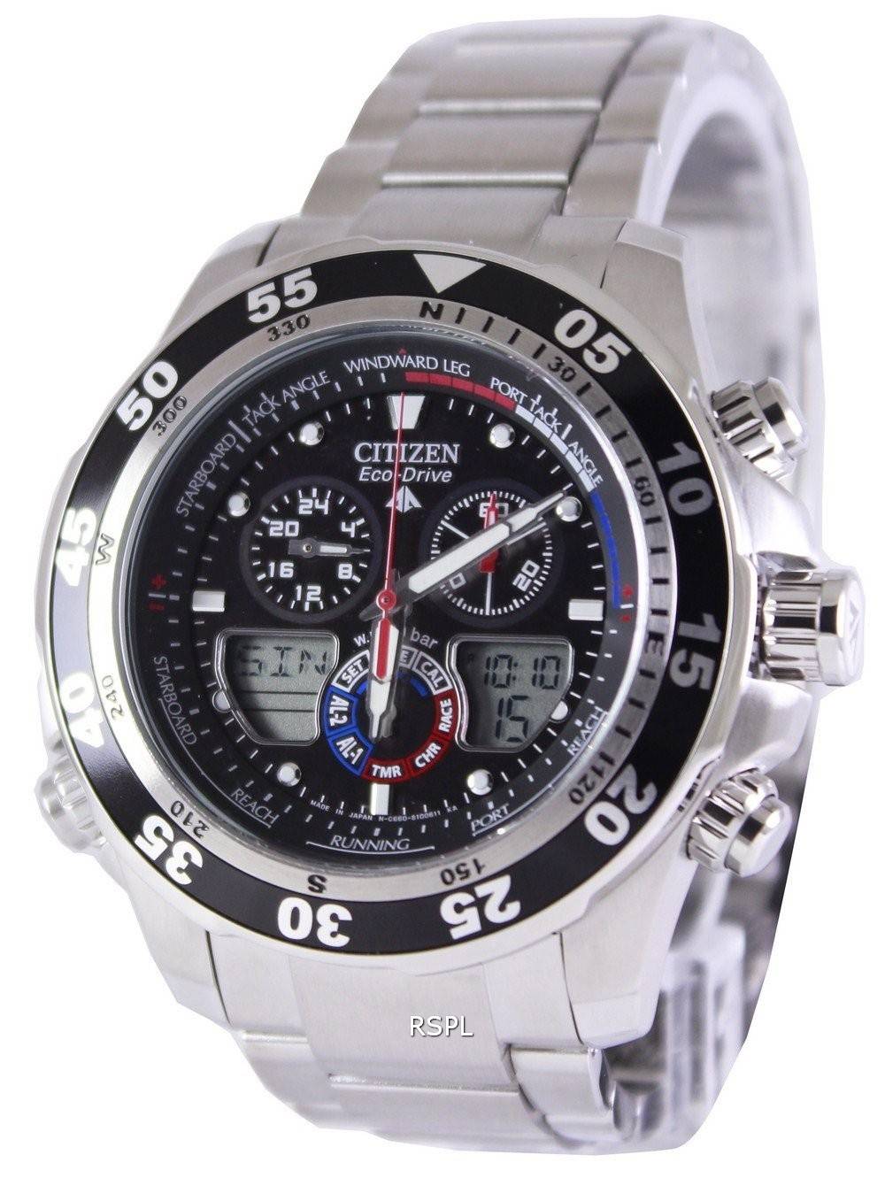 Montre Citizen Promaster Chronograph JR4045-57F JR4045 monde temps hommes