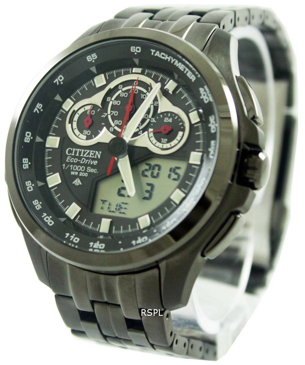 Montre Citizen Eco-Drive Promaster monde temps JW0097-54F JW0097-54 hommes