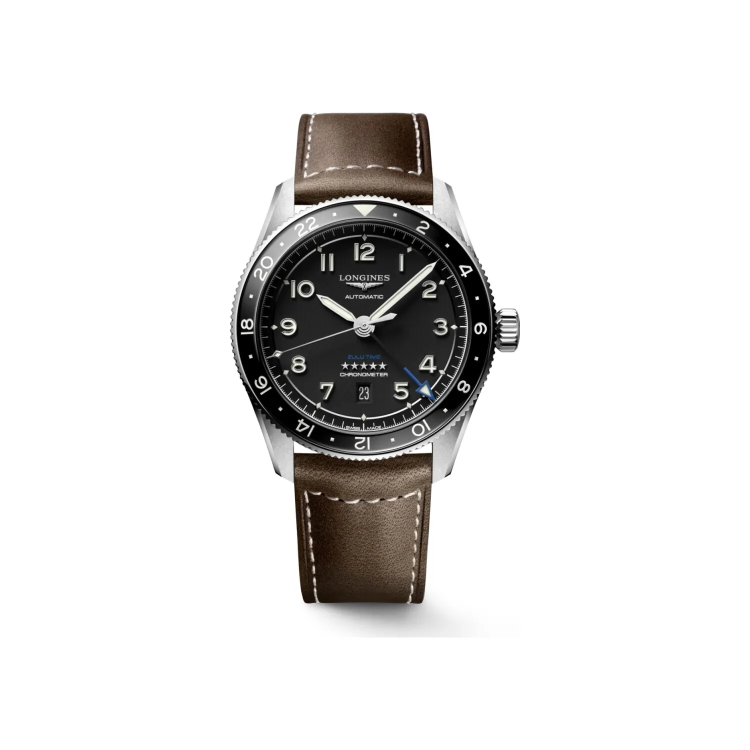 Spirit Montre Longines Spirit  Zulu Time L3.812.4.53.2