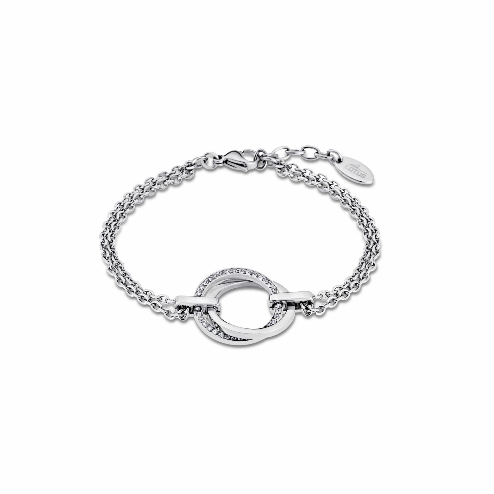 Achat Bracelet Lotus Style Urban Woman Cercle en acier et oxydes de zirconium