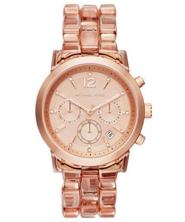 Michael Kors Audrina Chronographe Rose cadran de MK6203 femmesa € ™
