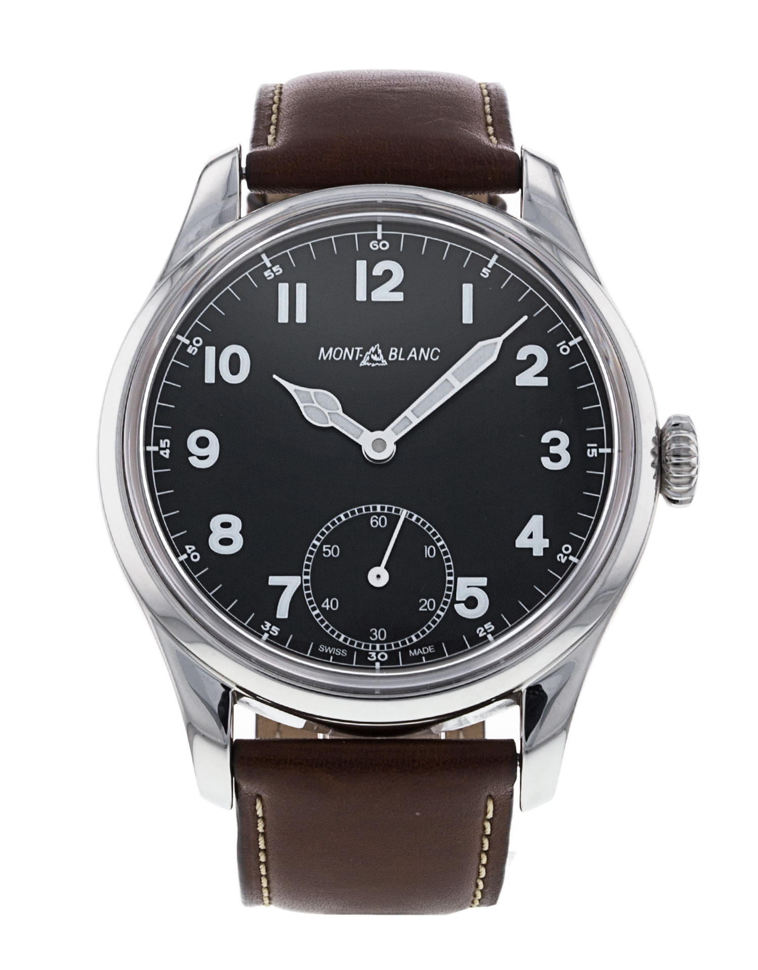 Montblanc 1858 Small Second - cadran Noir arabe