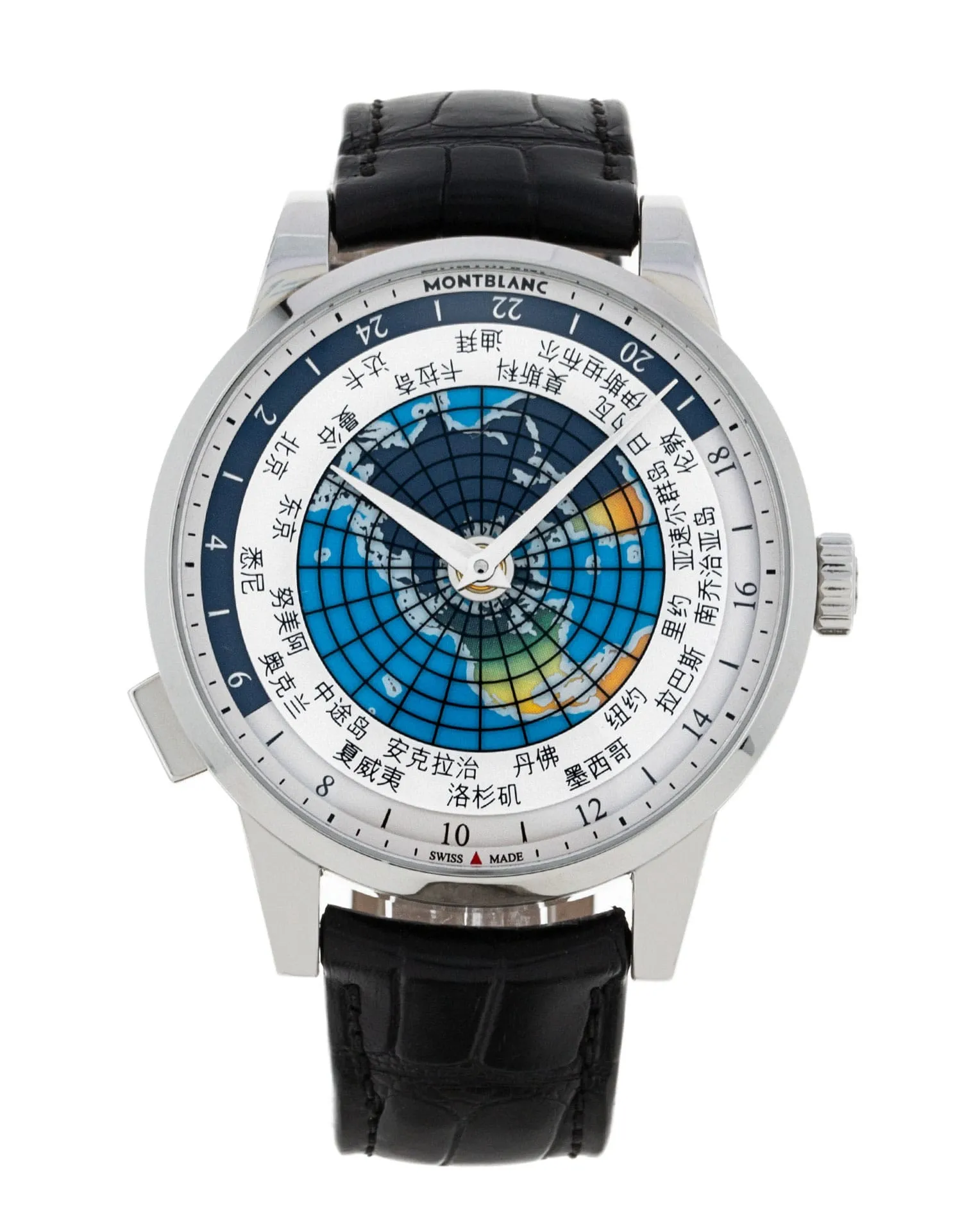 Montblanc Heritage - cadran Blanc et un bracelet e Cuir