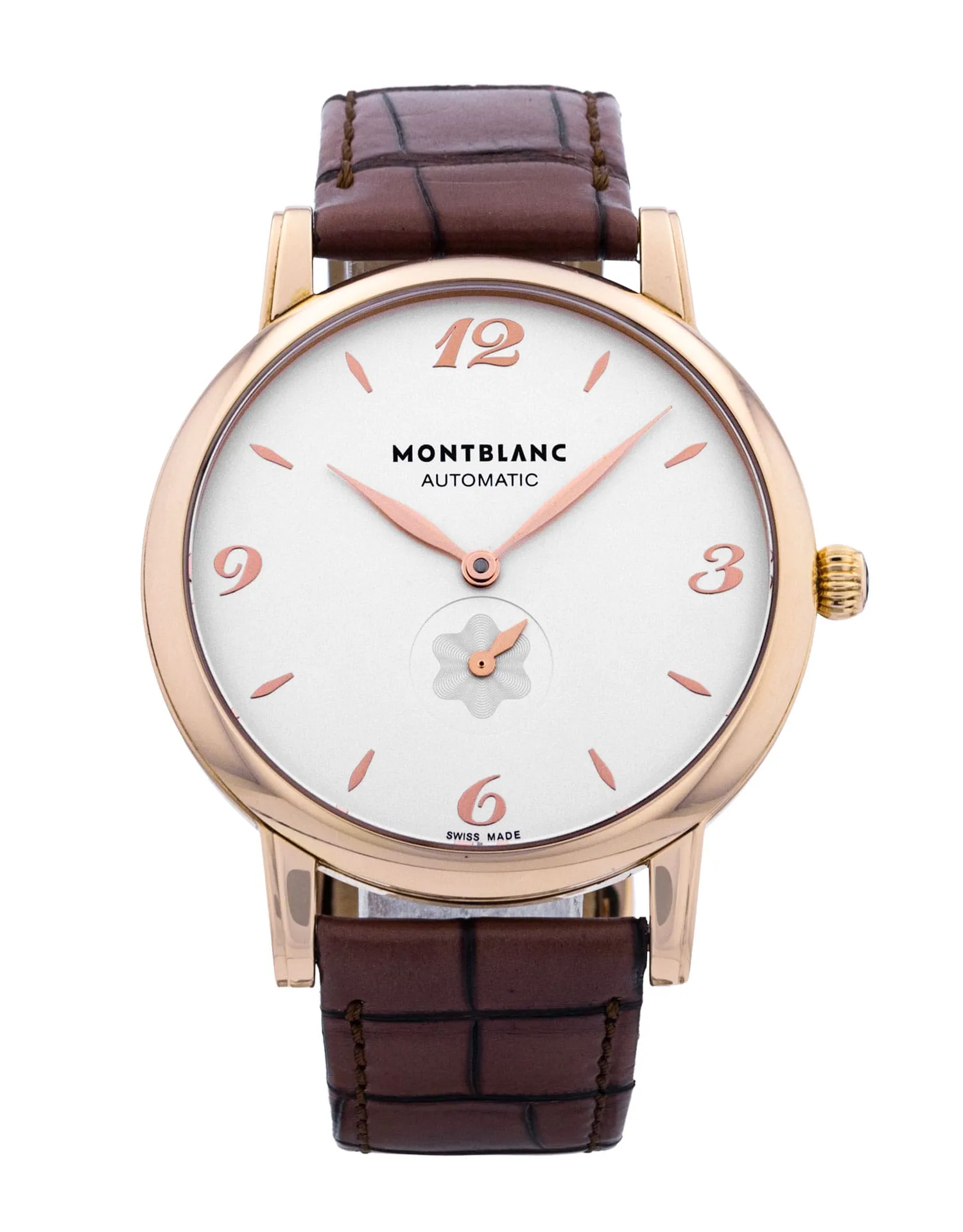 Montblanc Star Gold - cadran Trimestre d’argent arabe