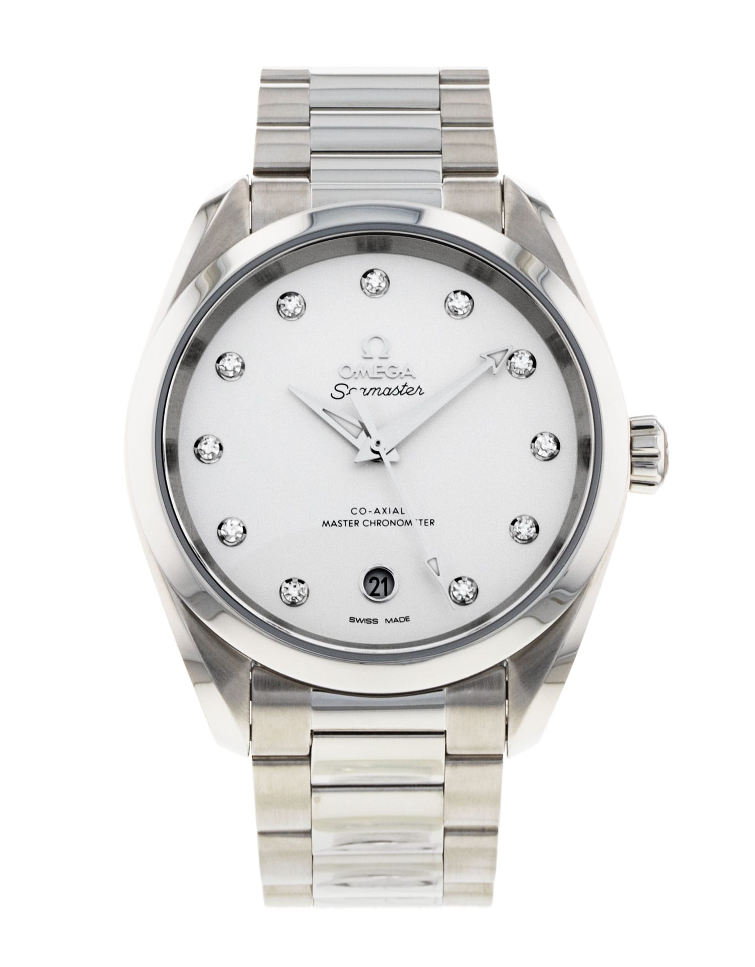 Omega Aqua Terra 150m Ladies - cadran Argent Diamant