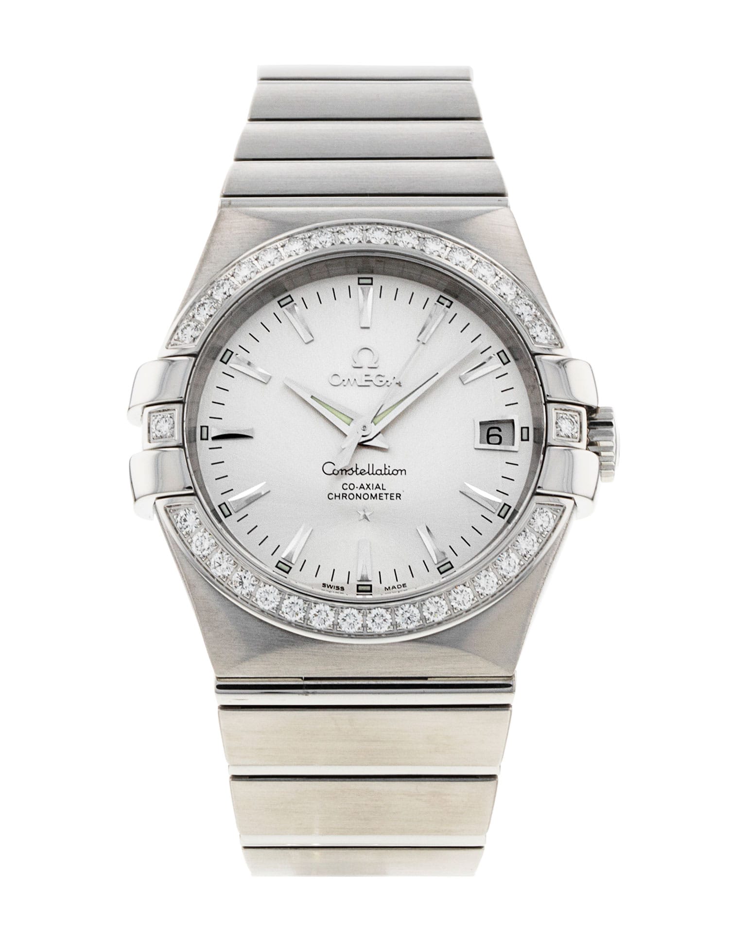 Omega Constellation Chronometer - cadran Baton argentée