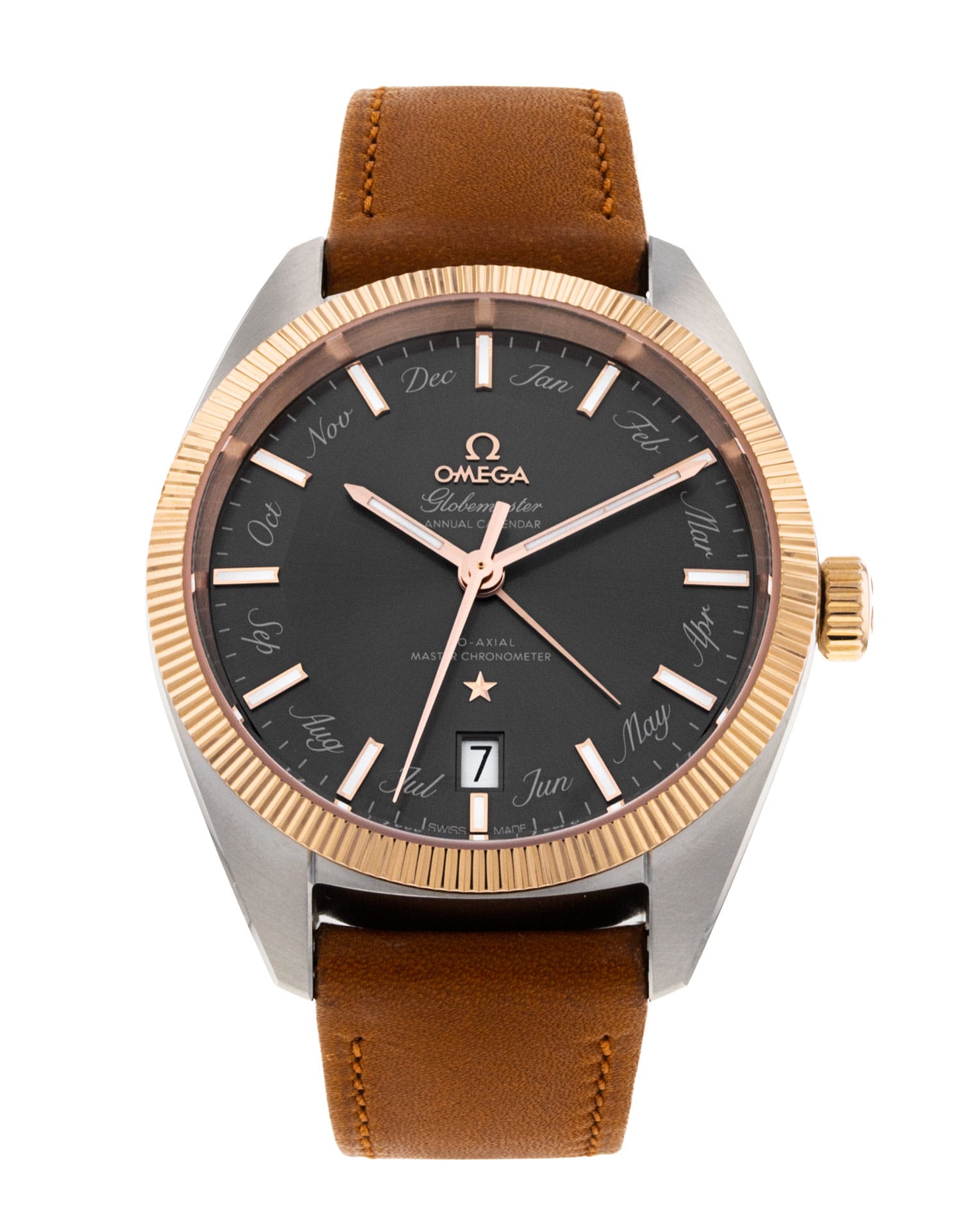 Omega Constellation Globemaster - cadran Baguette grise