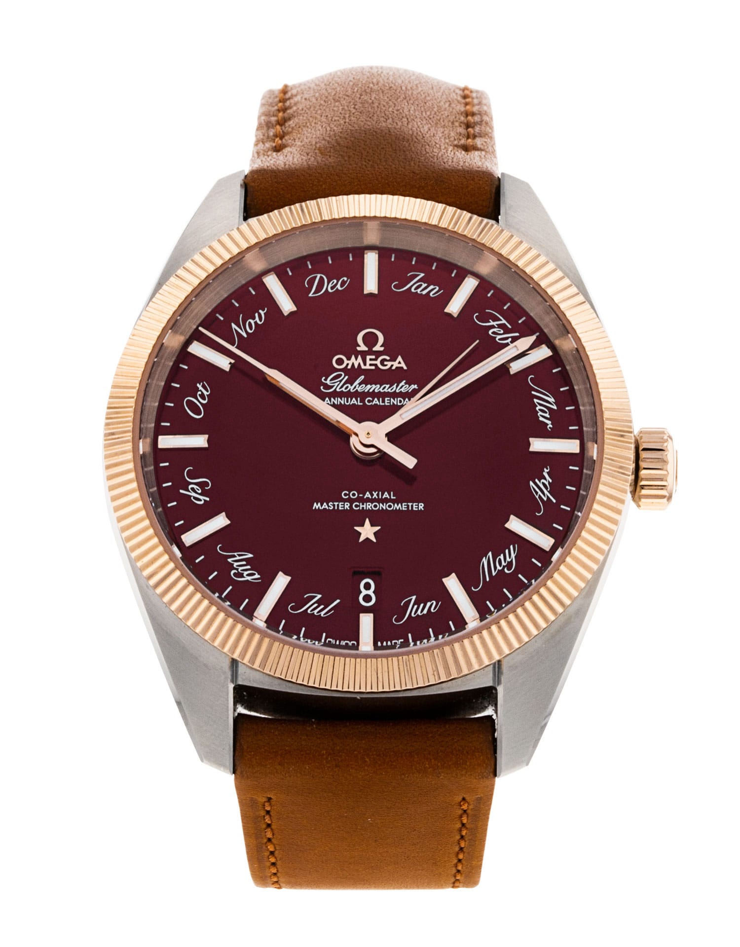 Omega Constellation Globemaster - cadran Bourgogne