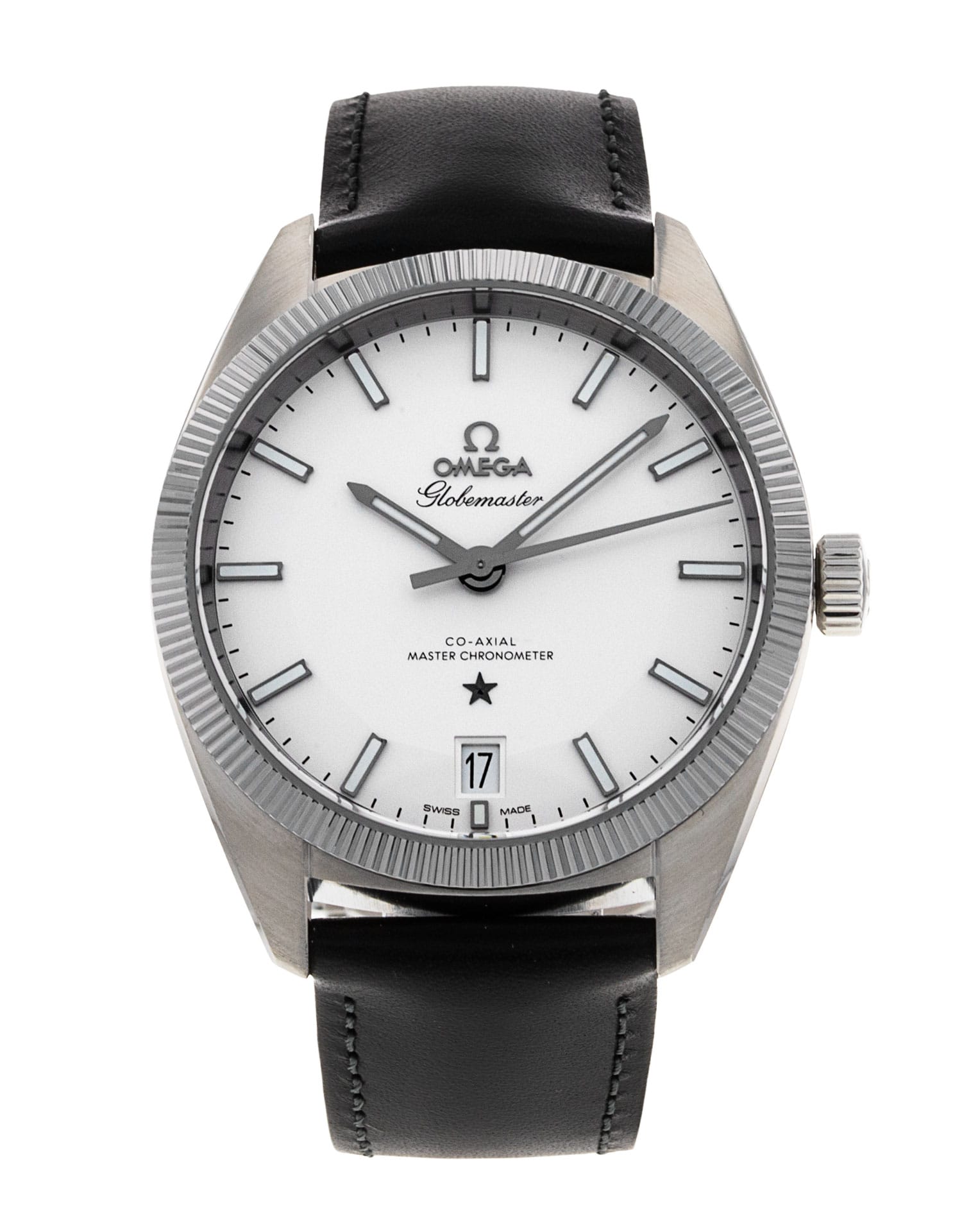 Omega Constellation Globemaster - cadran Baton argentée