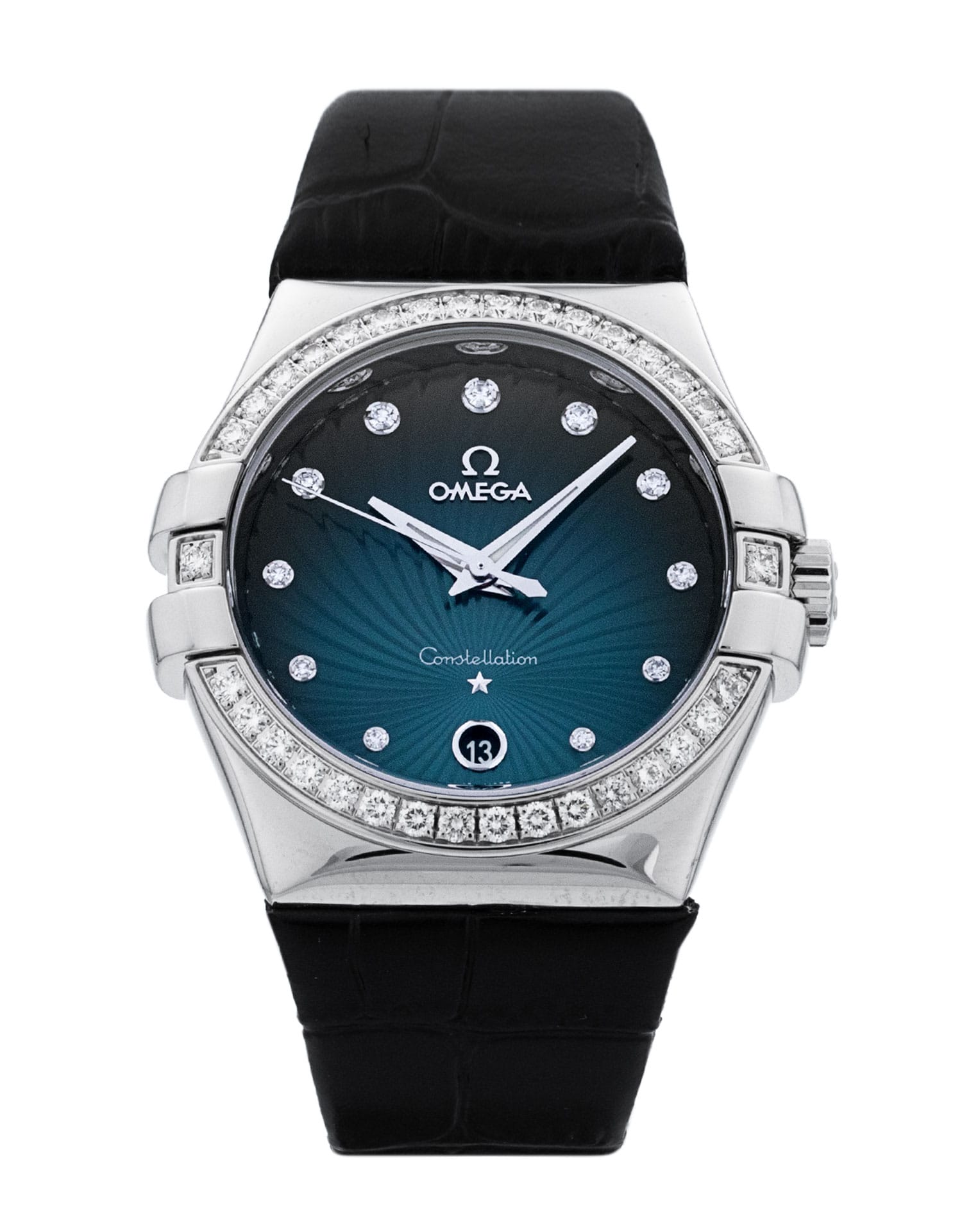 Omega Constellation Ladies - cadran Diamant bleu