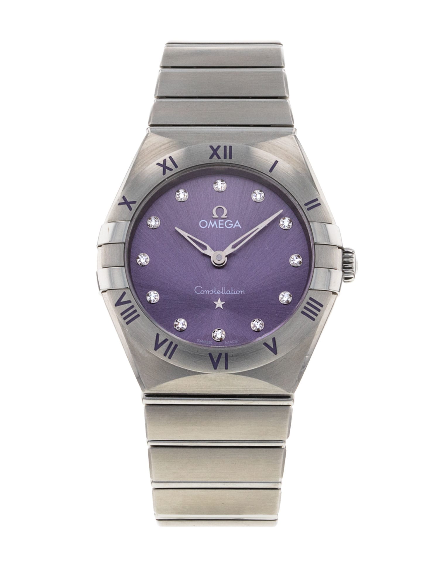Omega Constellation Ladies - cadran Diamant mauve