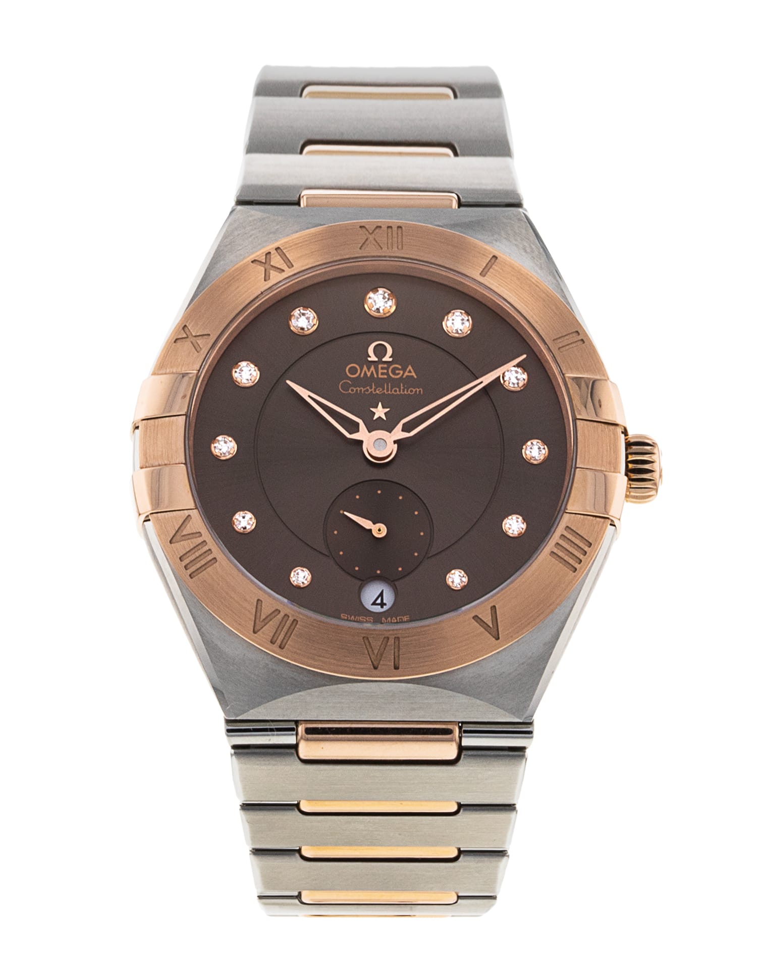 Omega Constellation Small - cadran Diamant brun