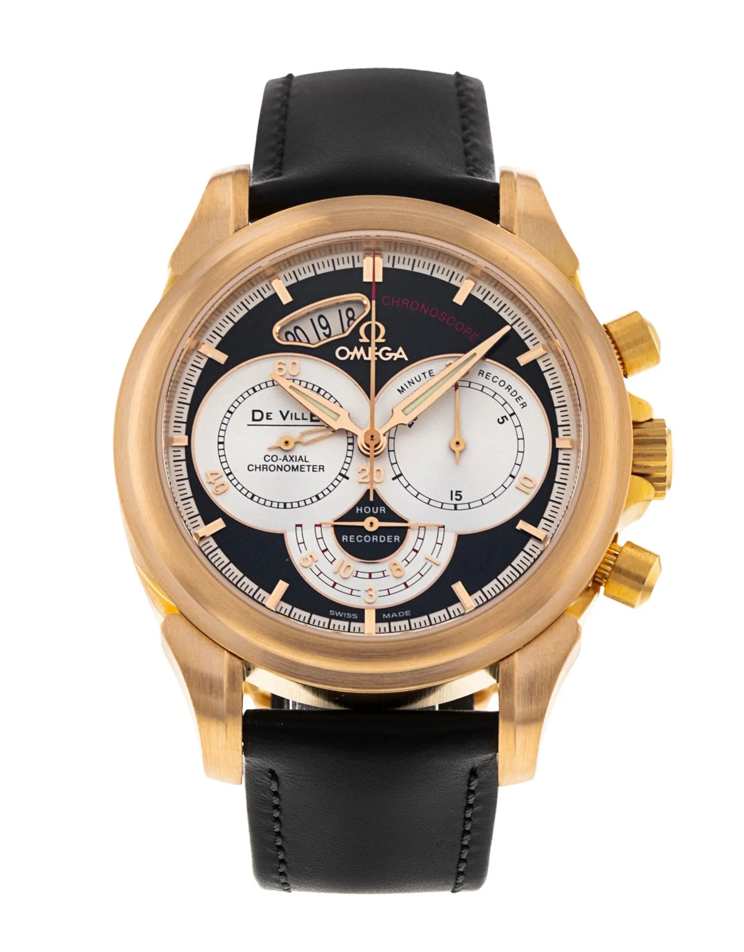 Omega De Ville Co-Axial - cadran Baton noire