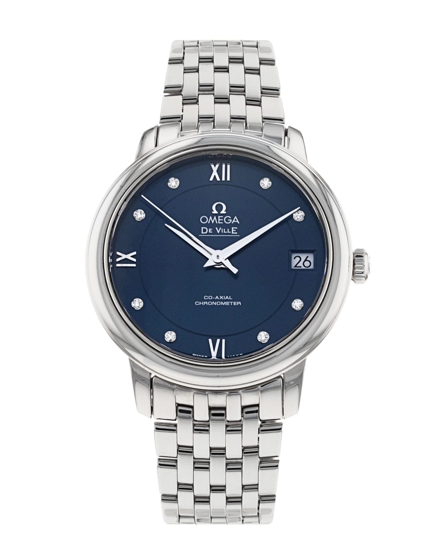 Omega De Ville Prestige - cadran Diamant bleu