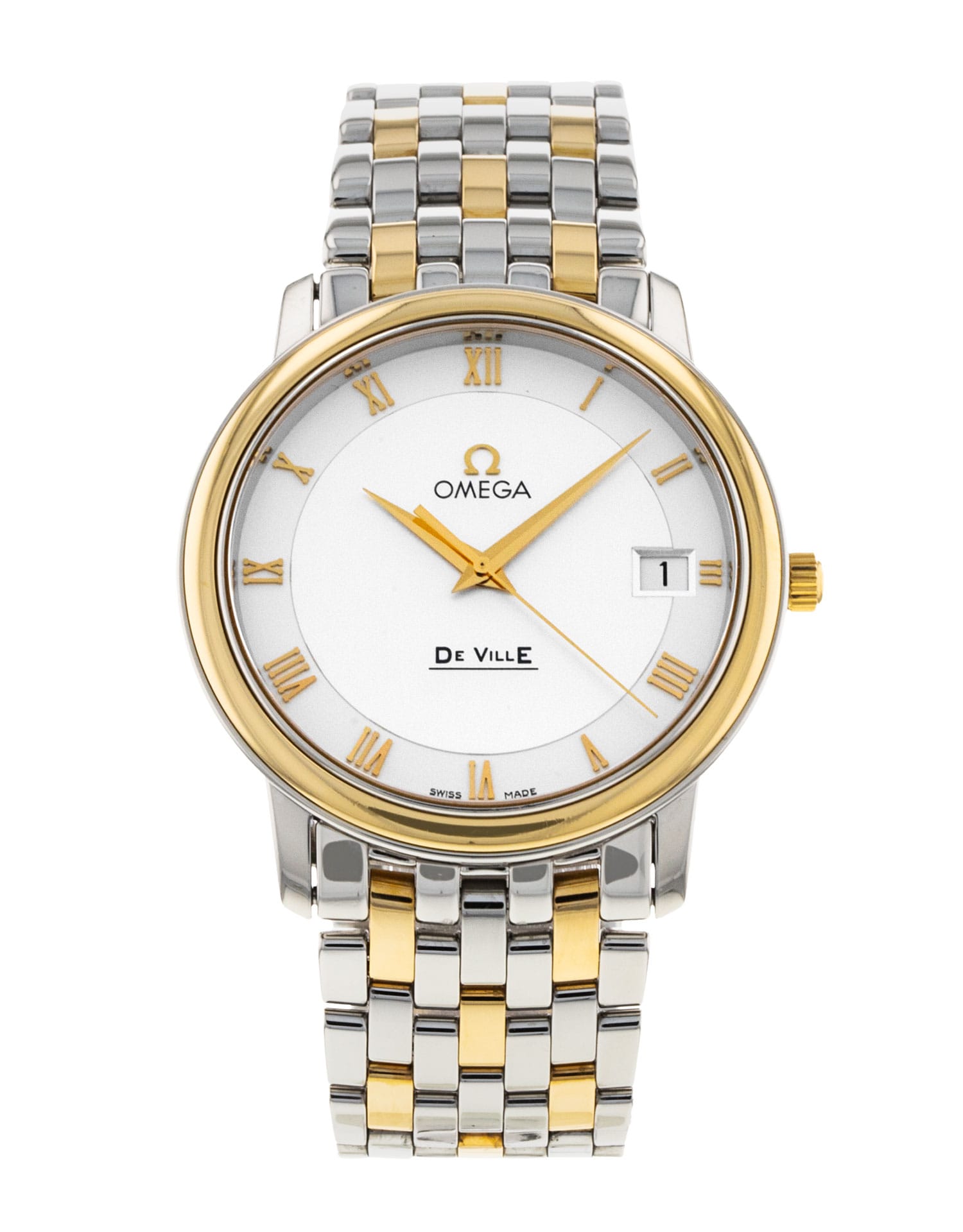 Omega De Ville Prestige - cadran Argent à chiffres romains